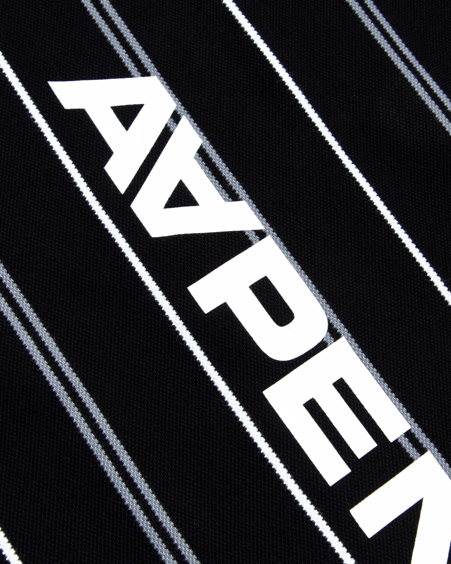 Moonface patch striped polo - Image 5