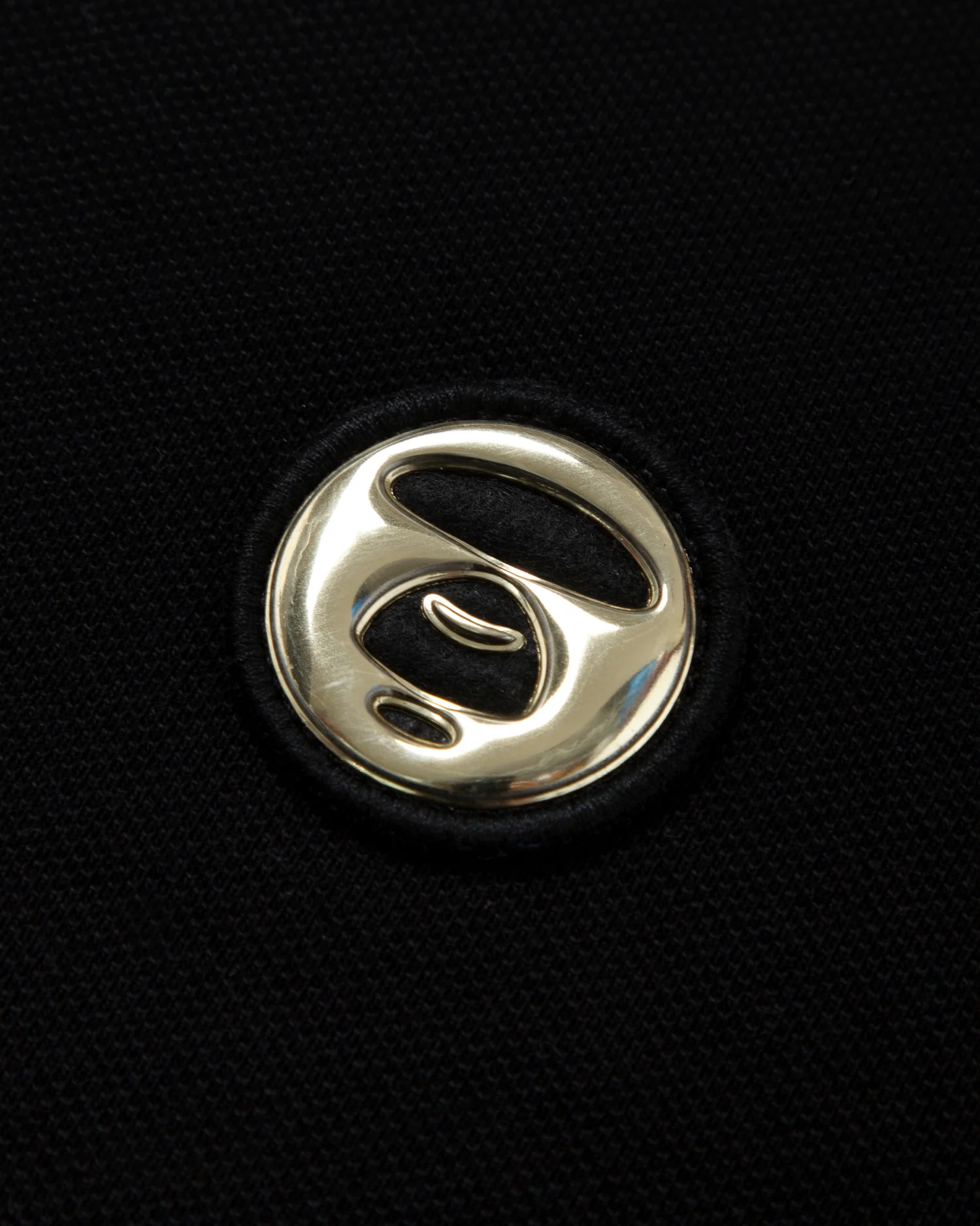 Moonface patch tipped polo - Image 3