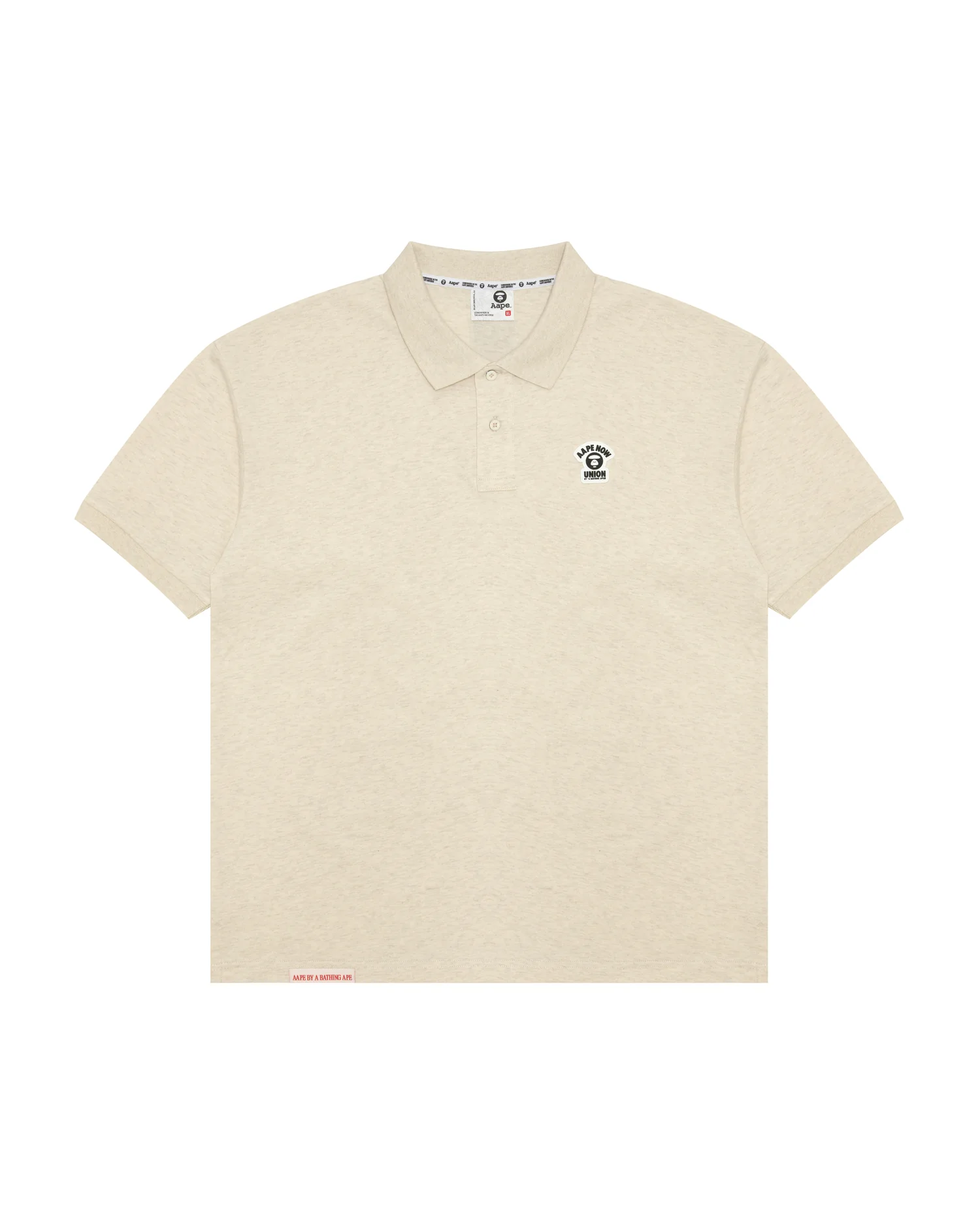 AAPENOW moonface logo polo shirt