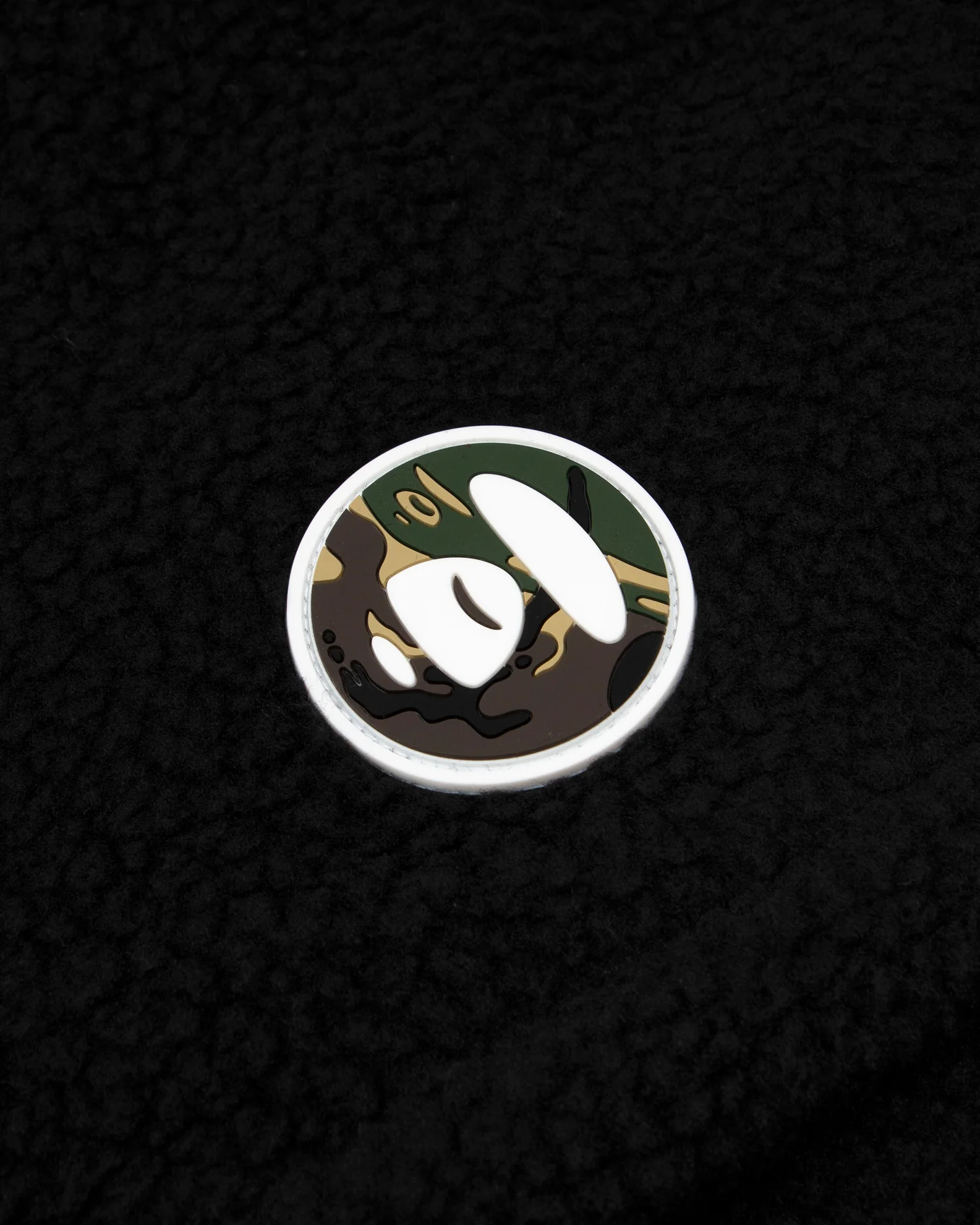 Moonface patch fleece sweatpants - Image 3