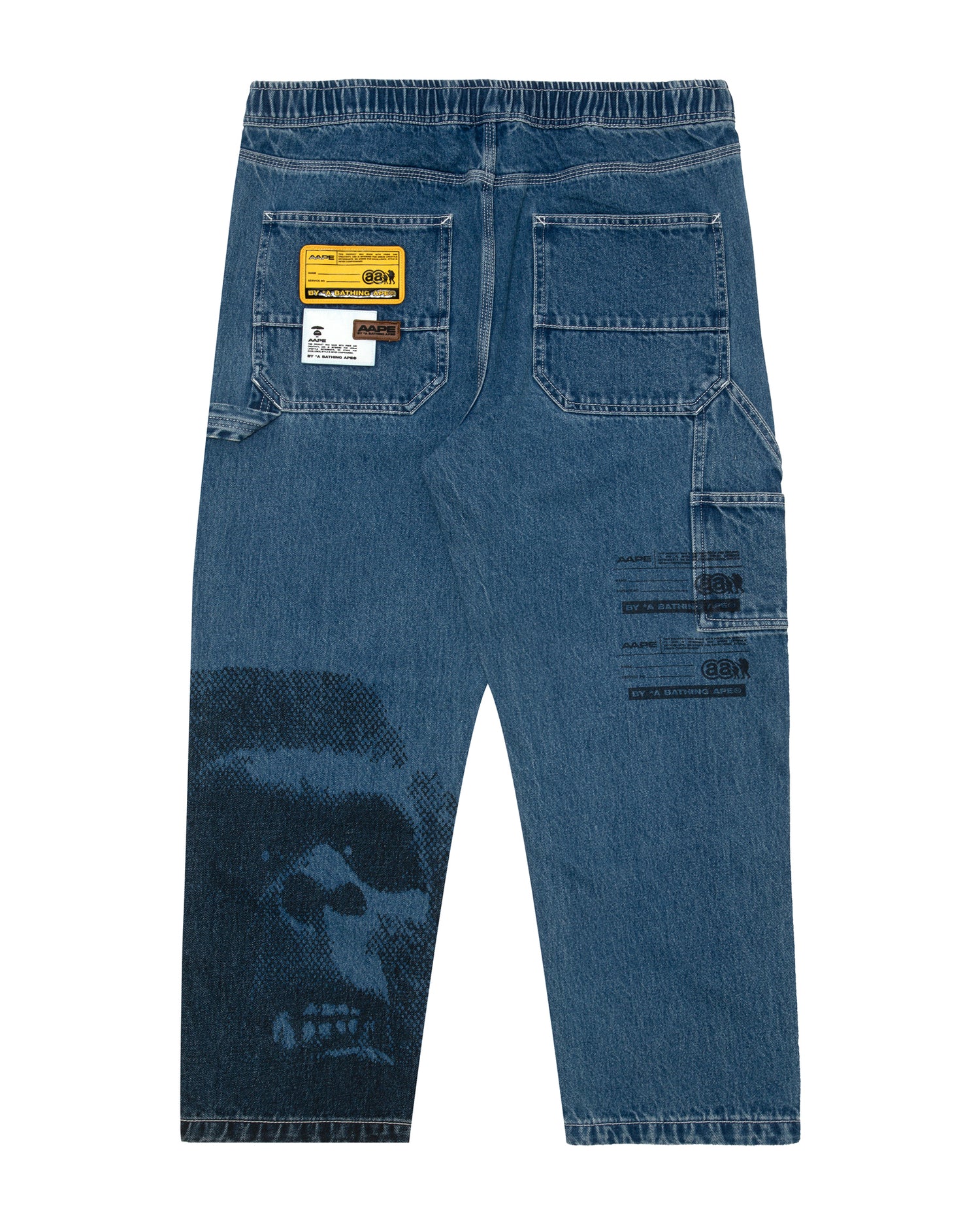 Moonface drawstring carpenter pants - Image 2