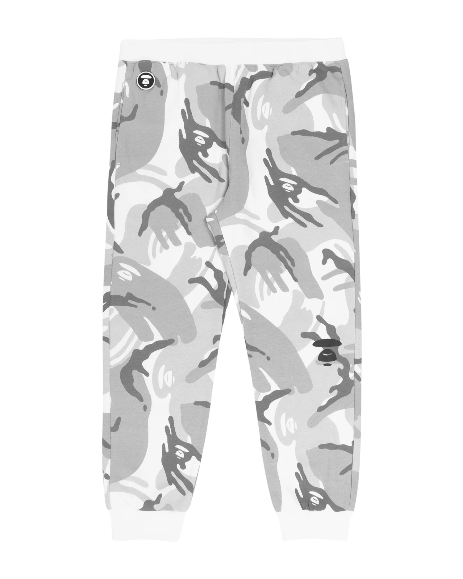 Moonface camo fleece sweatpants