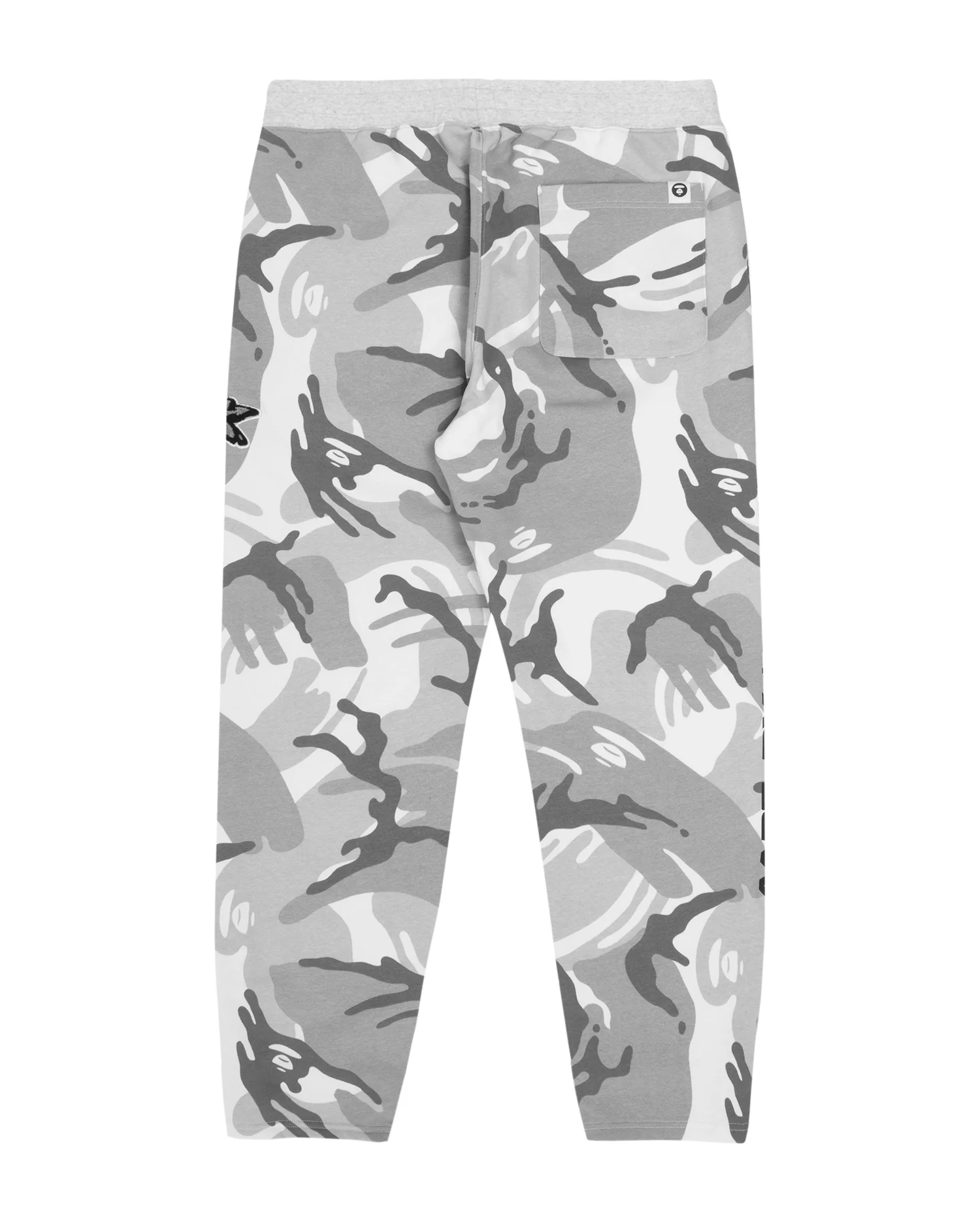 Moonface patch camo sweatpants - Image 2