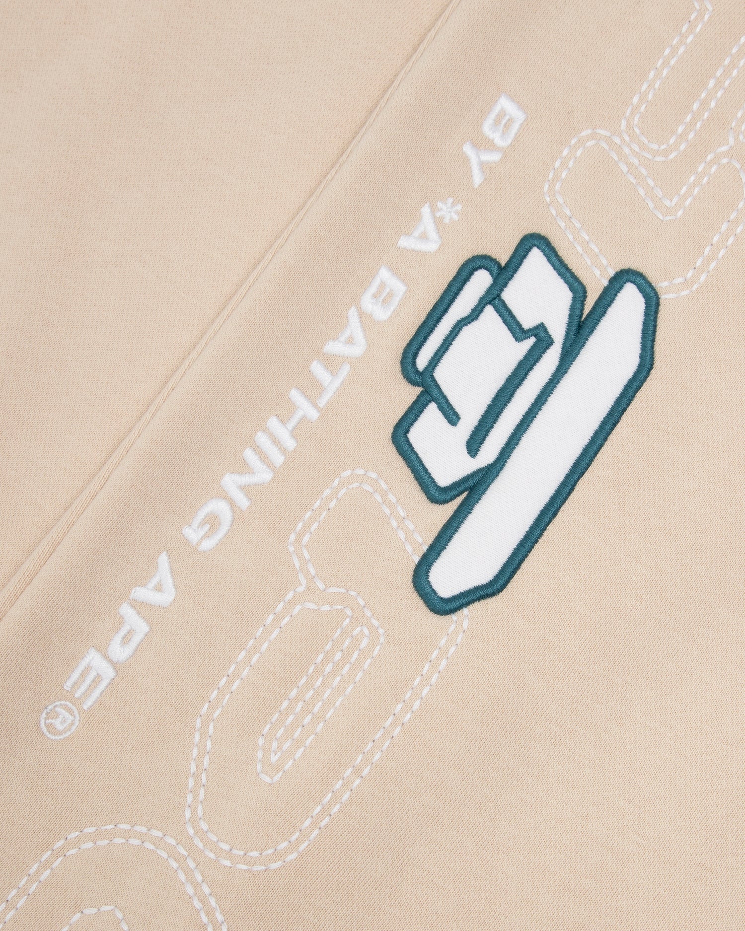 Moonface graphic embroidered sweatpants - Image 4
