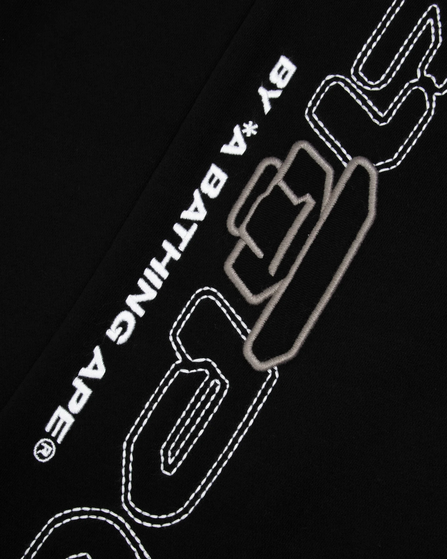 Moonface graphic embroidered sweatpants - Image 9