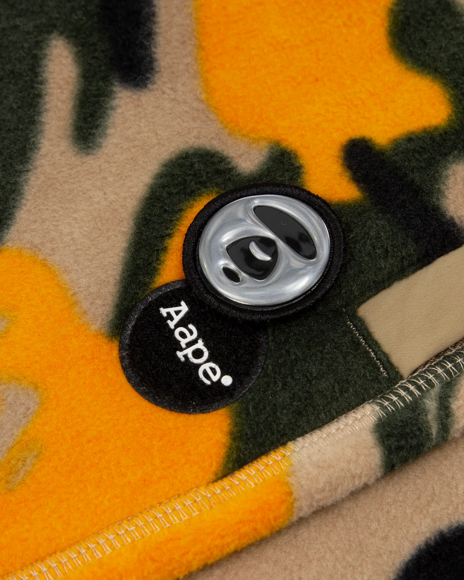 Moonface panelled camo fleece sweatpants - Image 3