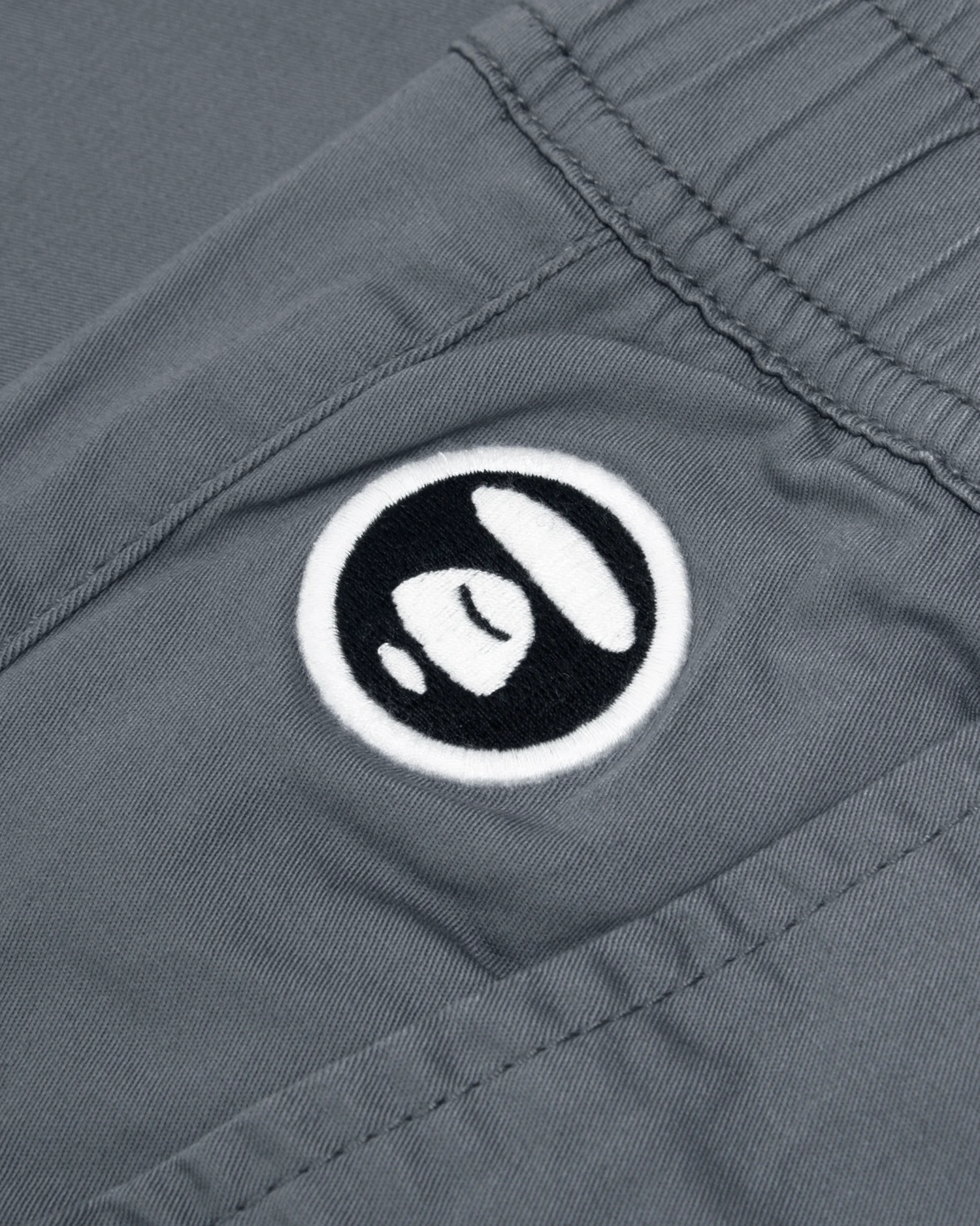 Moonface embroidered twill pants - Image 13