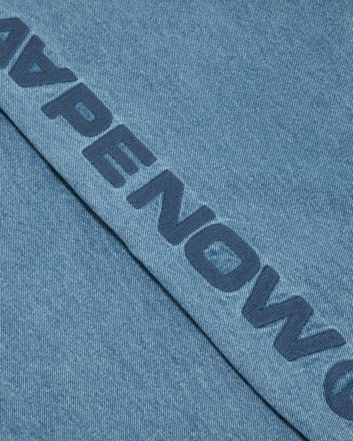 Moonface patch relaxed denim pants - Image 5