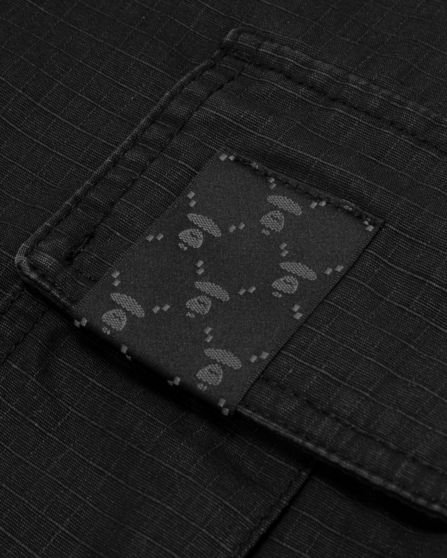 Moonface patch embroidered cargo pants - Image 4