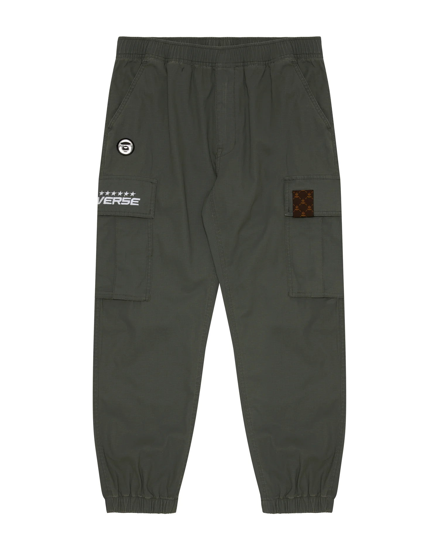Moonface patch embroidered cargo pants - Image 6
