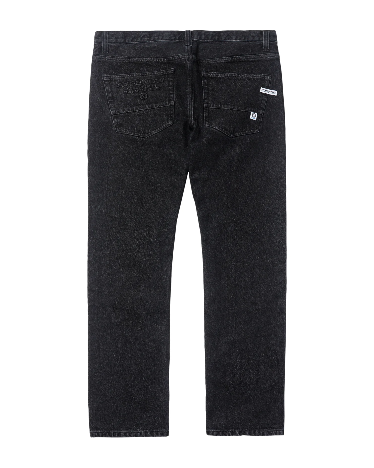 Moonface patch straight jeans - Image 2