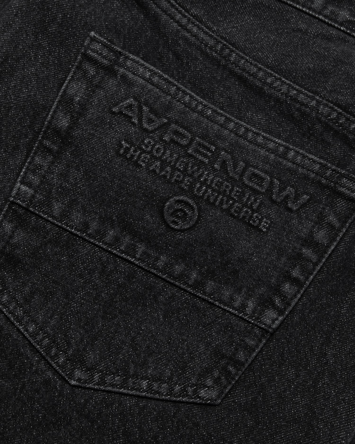 Moonface patch straight jeans - Image 5