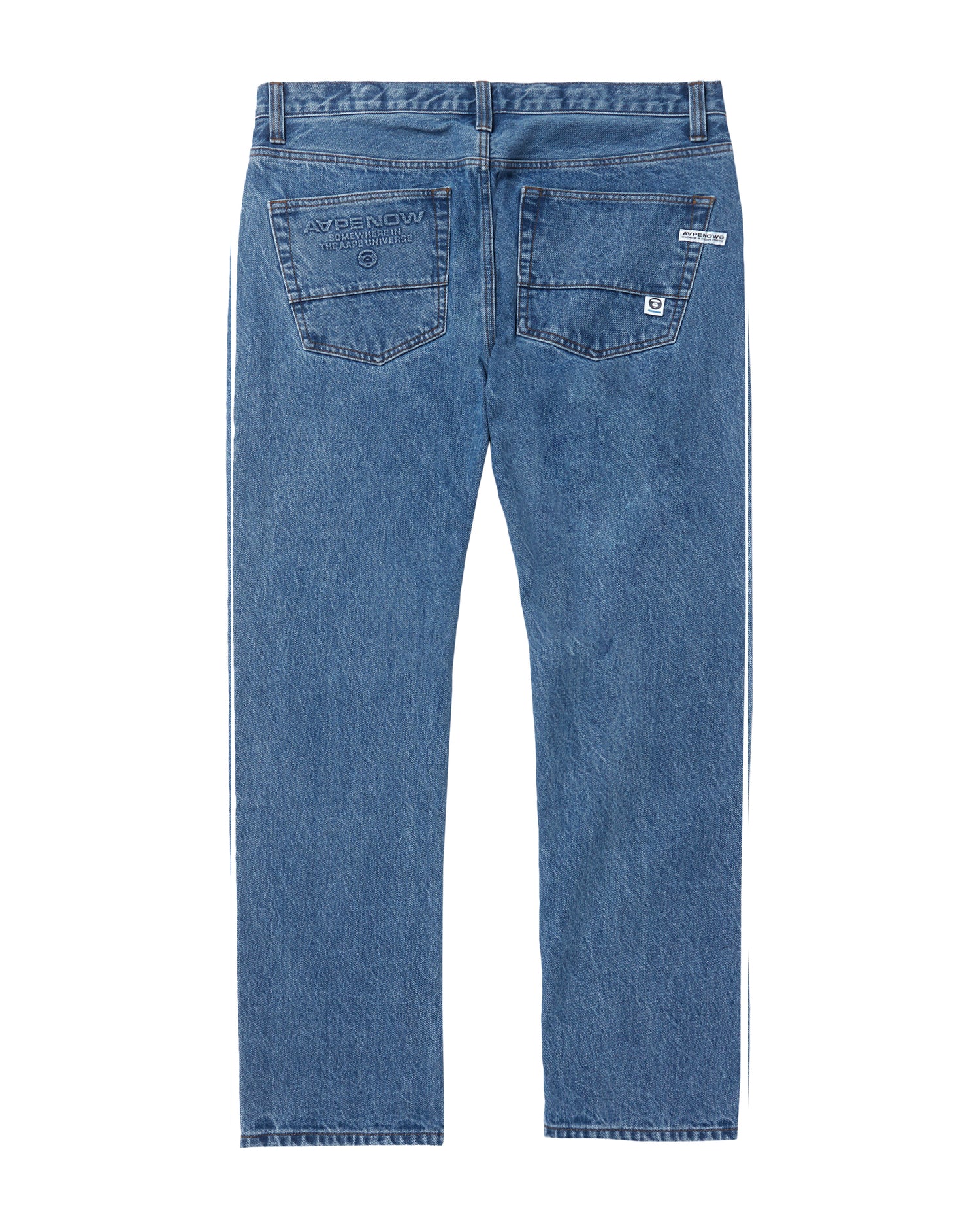 Moonface patch straight jeans - Image 7