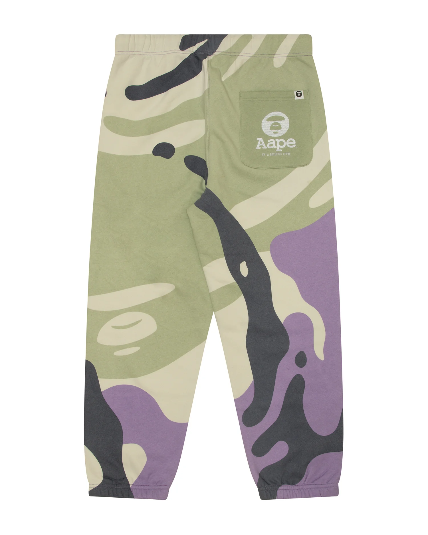 Moonface patch camo sweatpants - Image 7