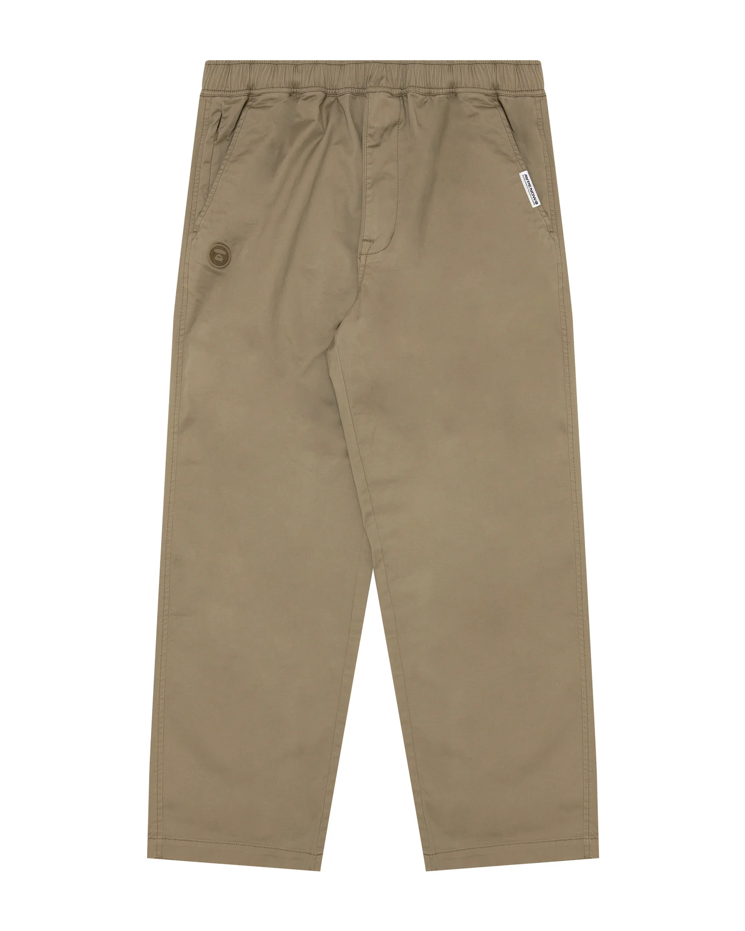 Moonface patch relaxed pants