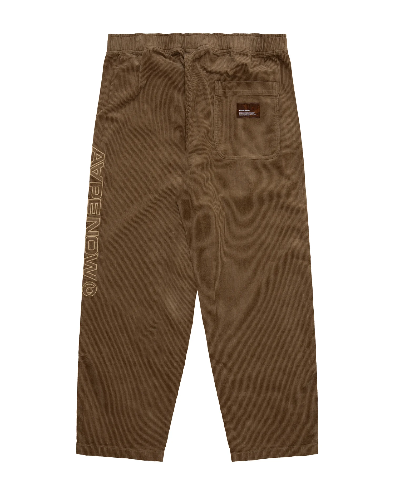 Moonface patch corduroy pants - Image 2