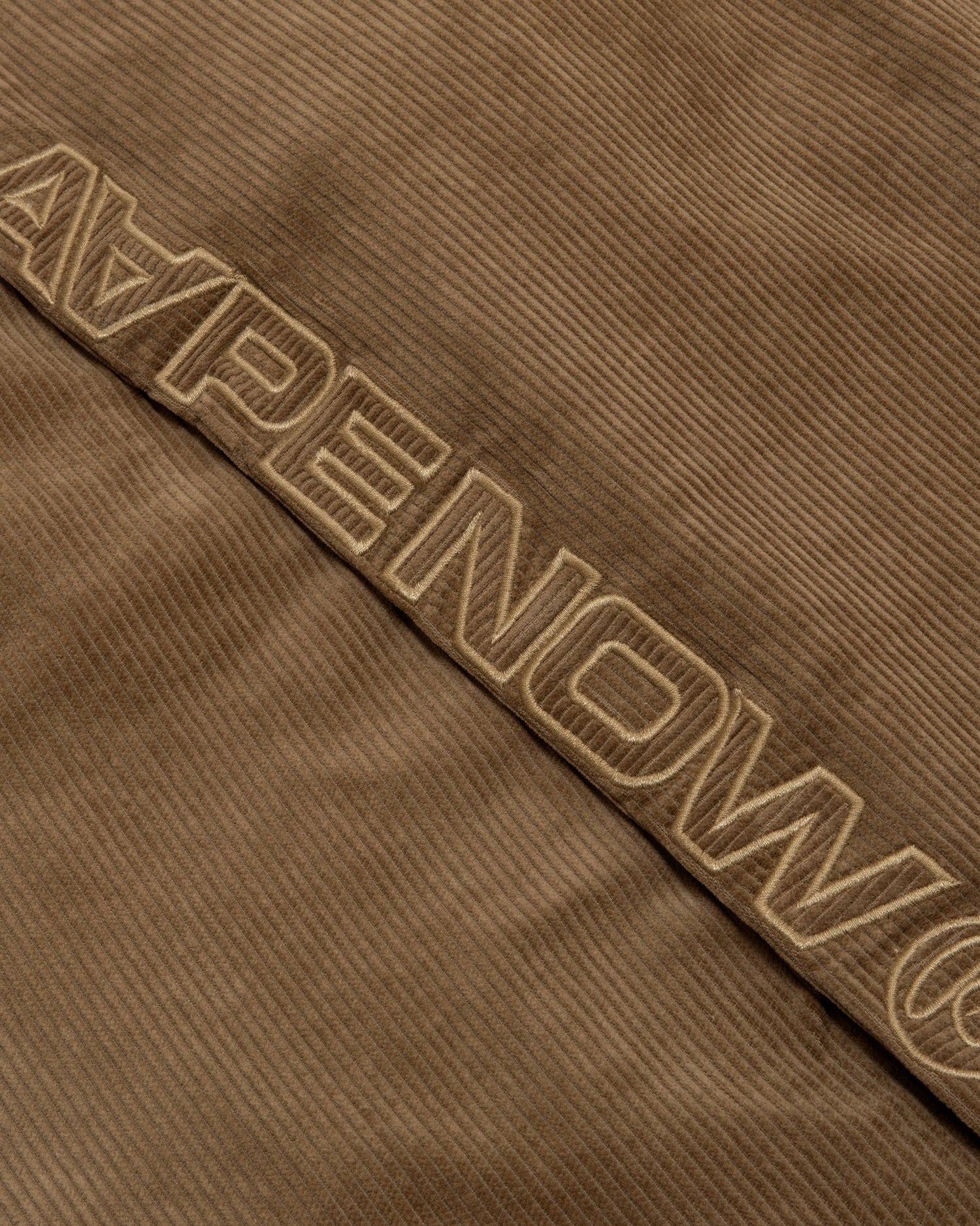 Moonface patch corduroy pants - Image 4