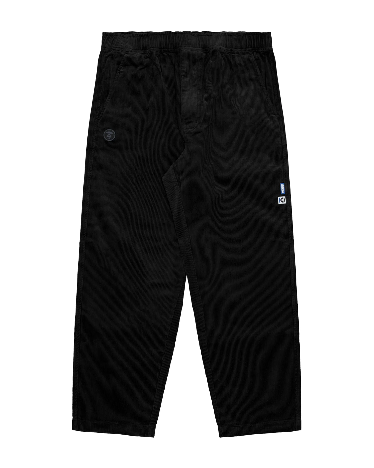 Moonface patch corduroy pants - Image 6