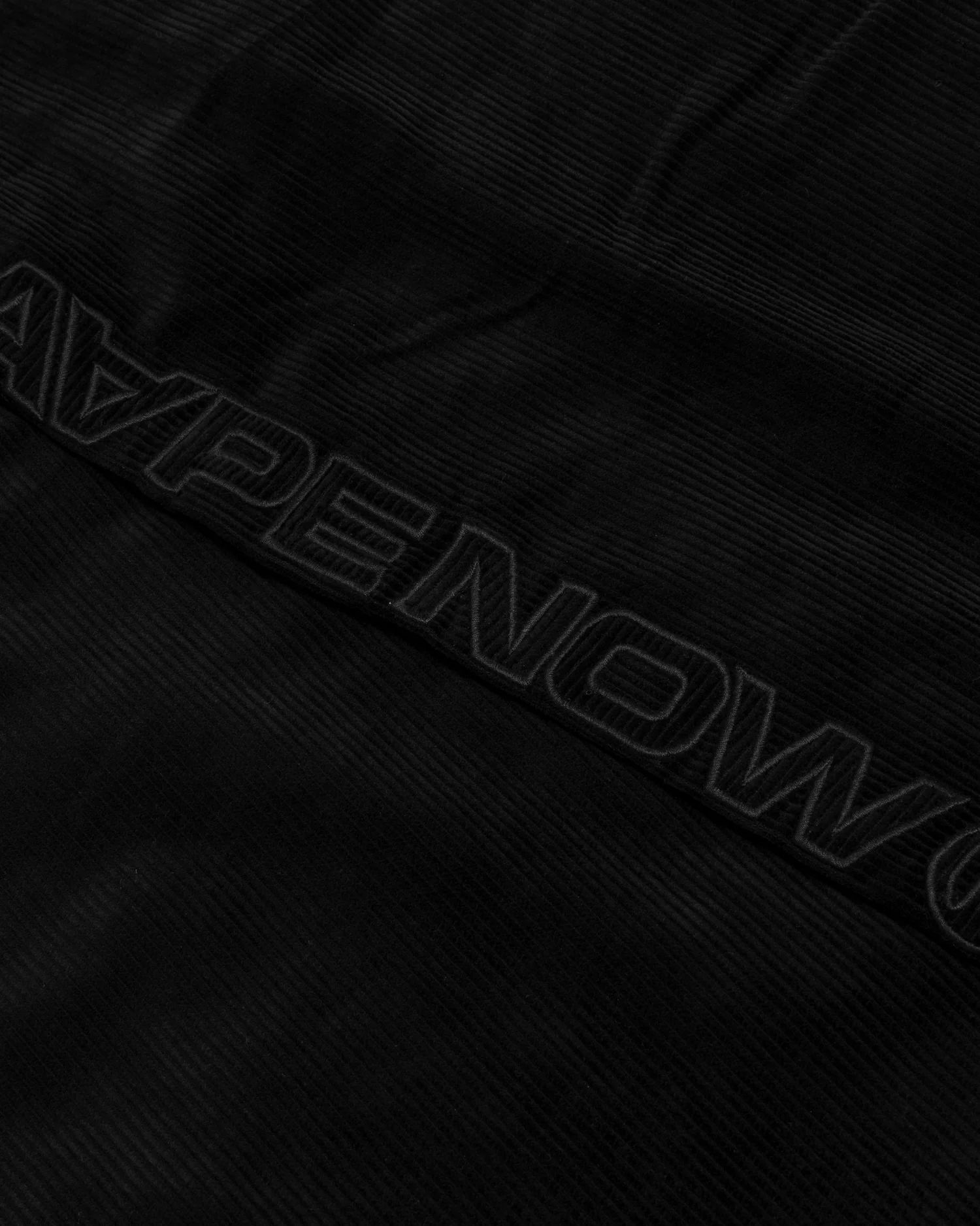 Moonface patch corduroy pants - Image 9