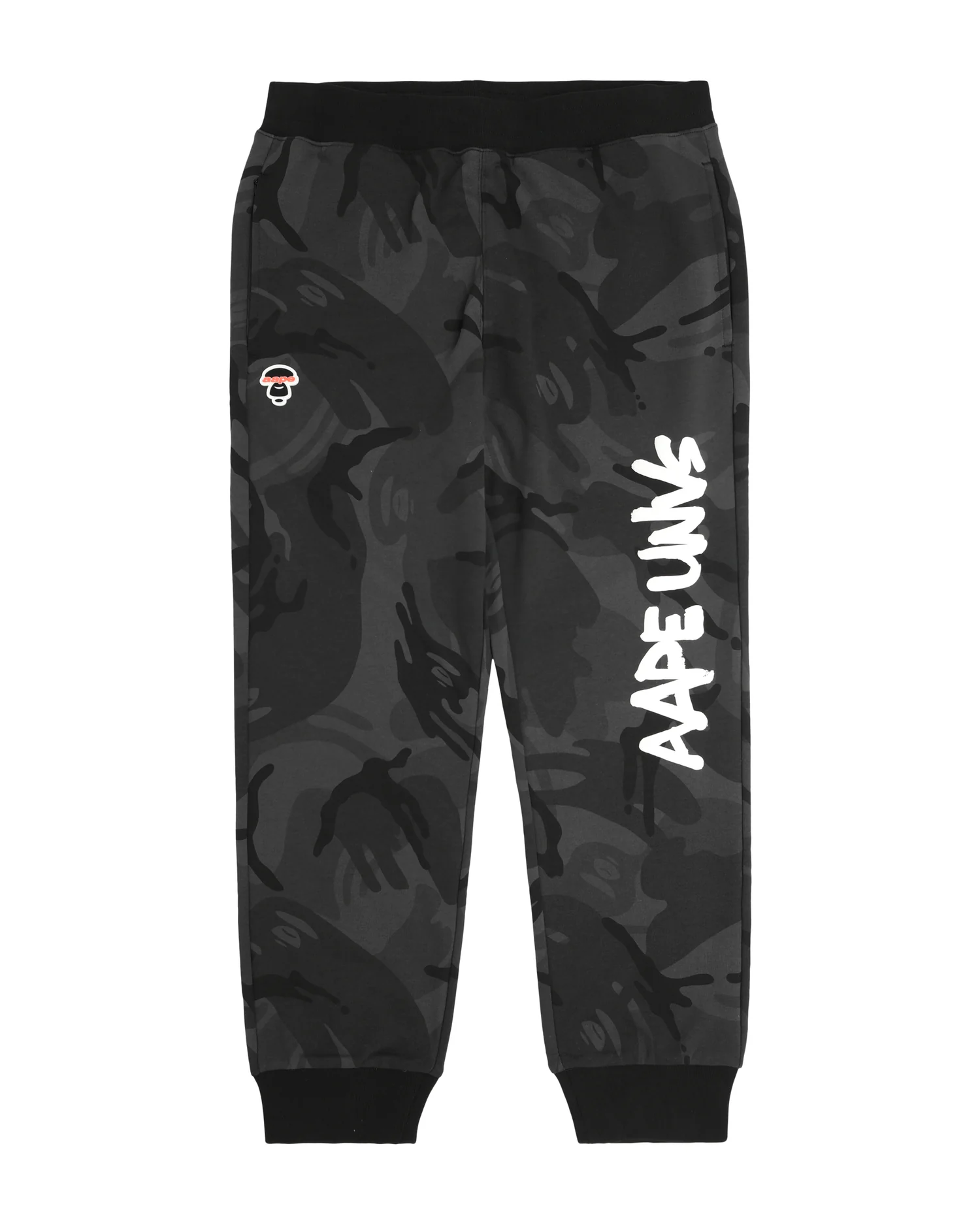 Moonface camo patterned sweatpants