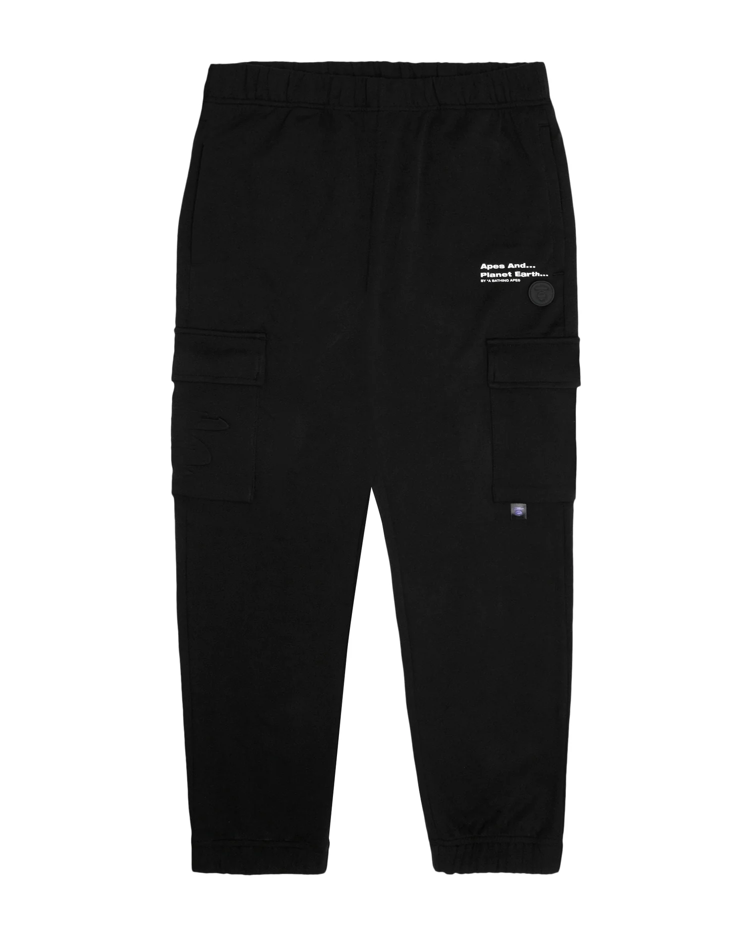 Moonface patch cargo pants