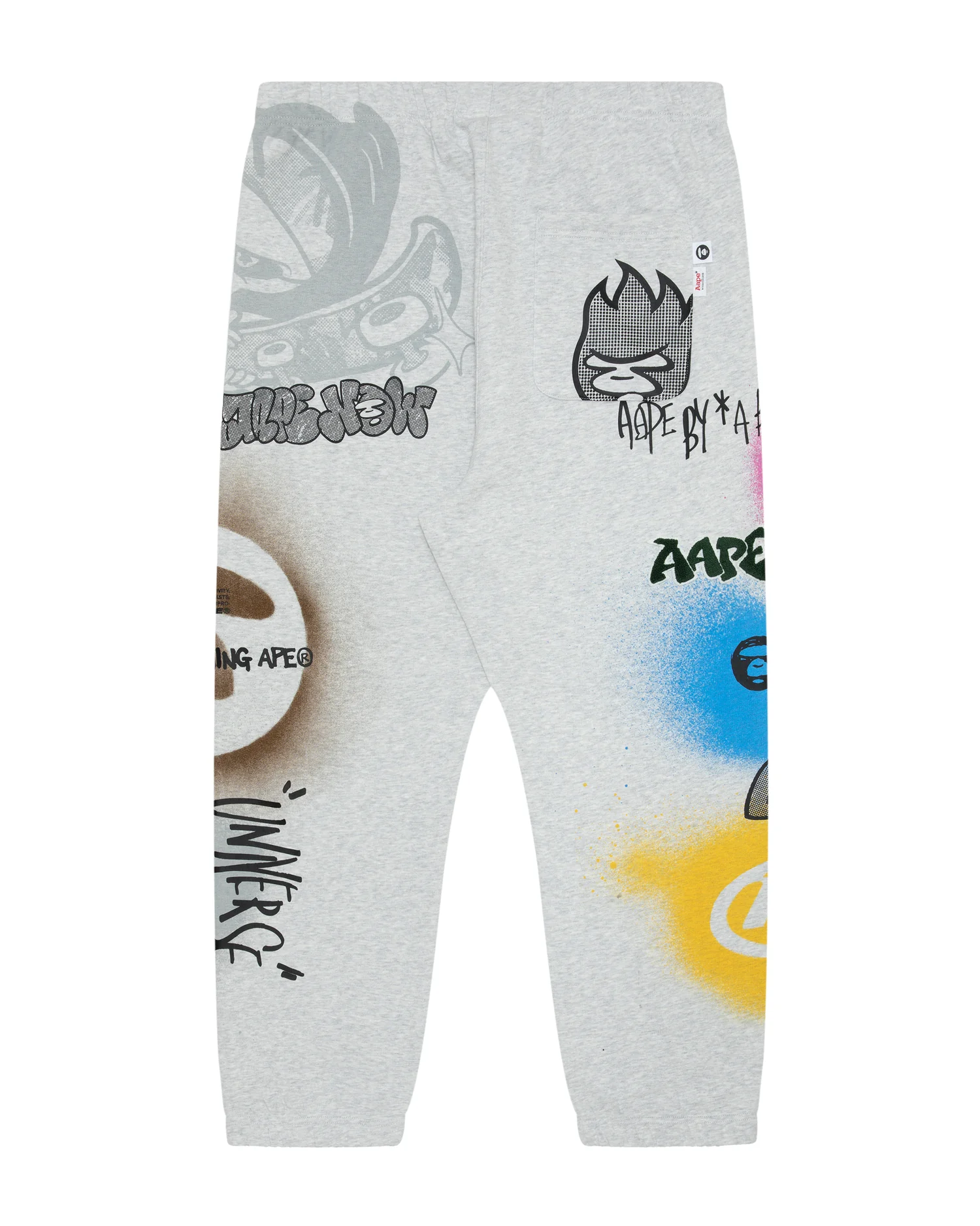 Moonface paint graffiti sweatpants - Image 2