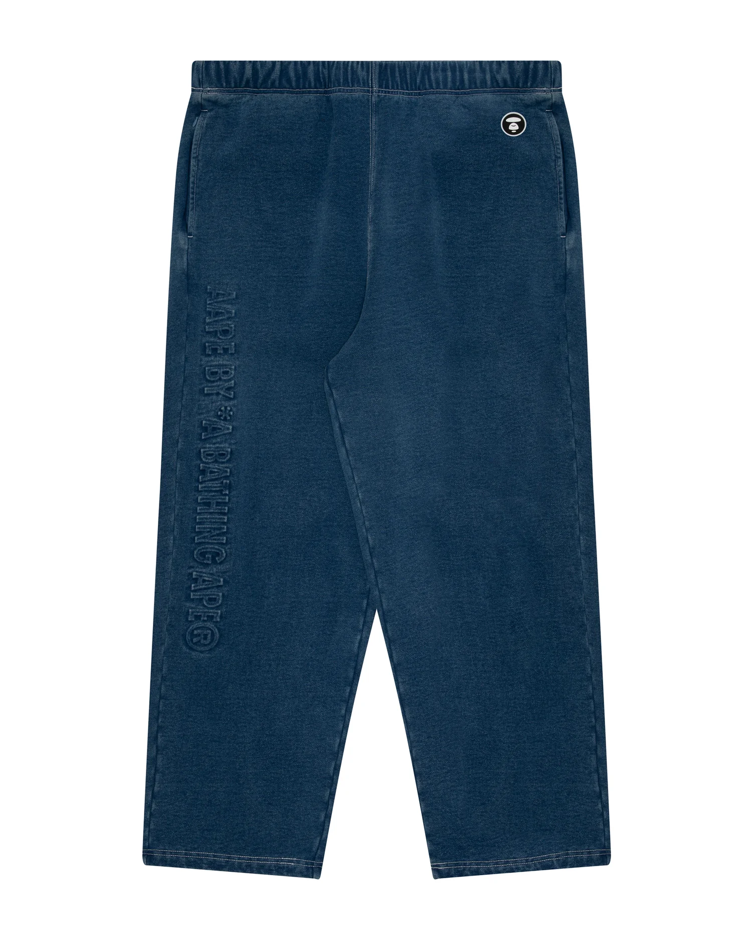 Moonface patch lounge pants