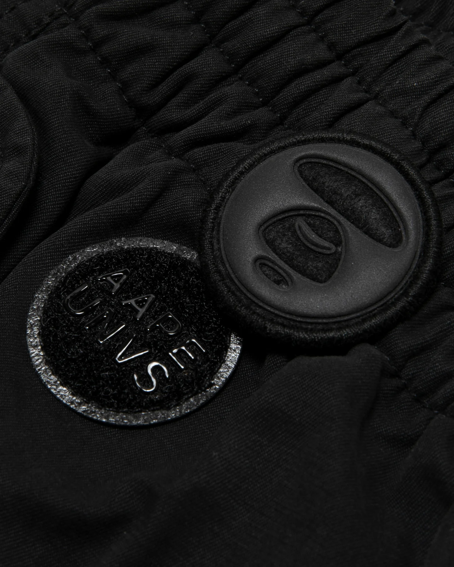 Moonface patch cotton nylon pants - Image 4