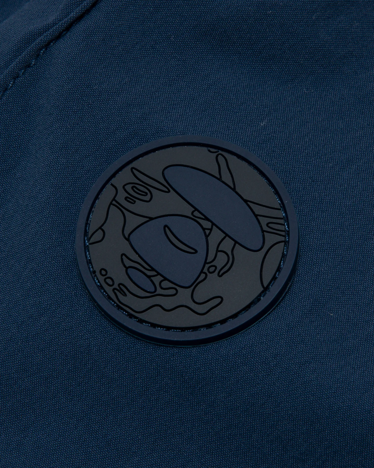 Moonface patch nylon pants - Image 14