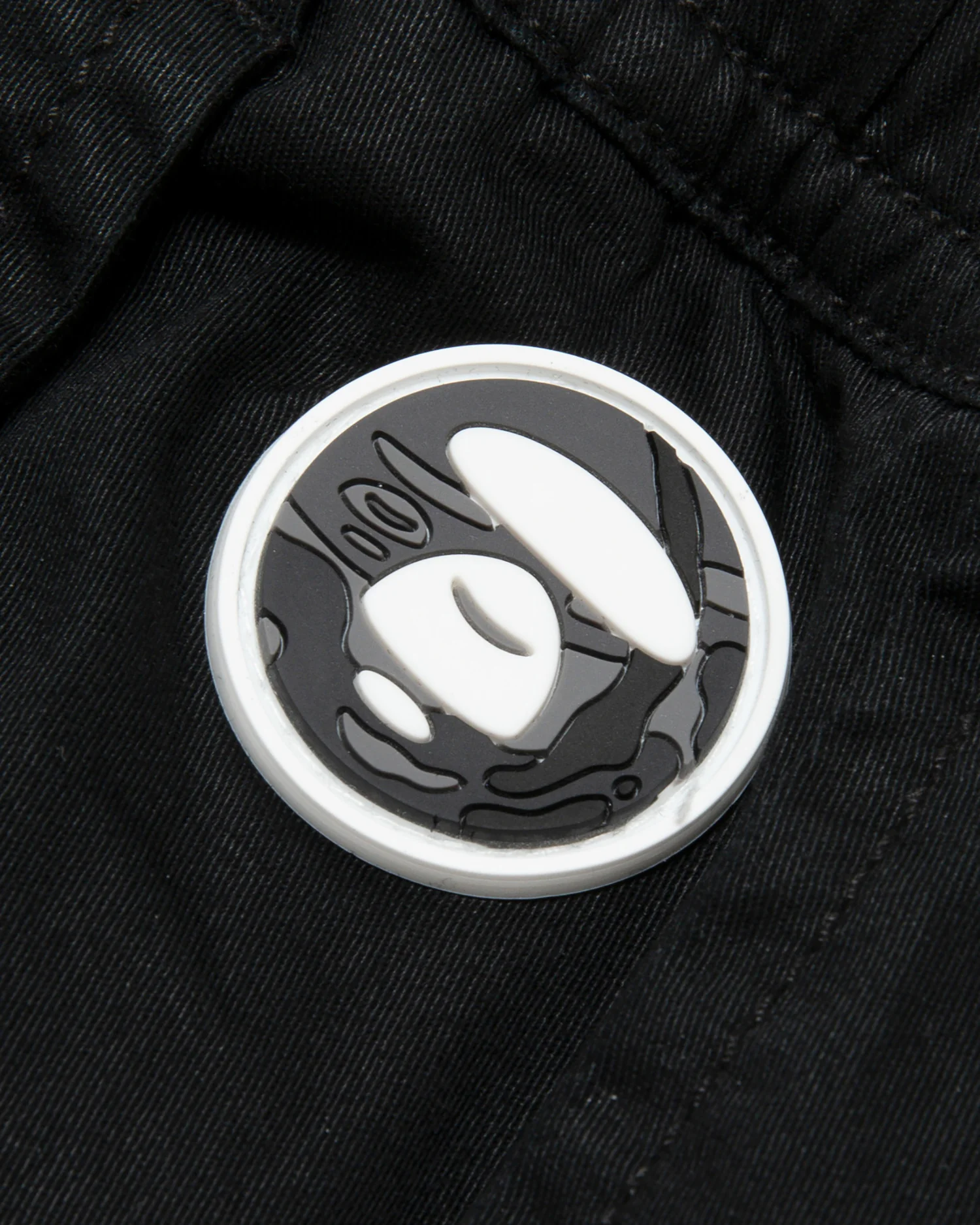 Moonface patch chino pants - Image 8