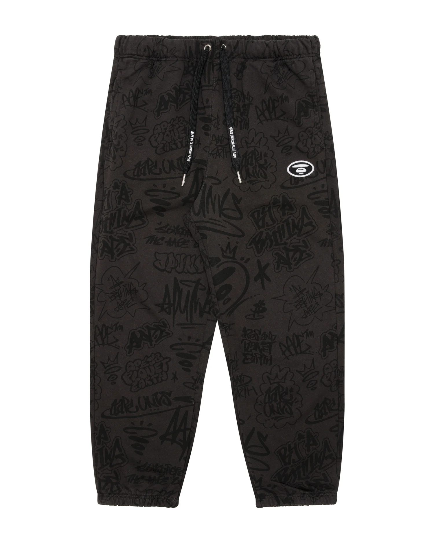 Moonface graffiti-patterned sweatpants