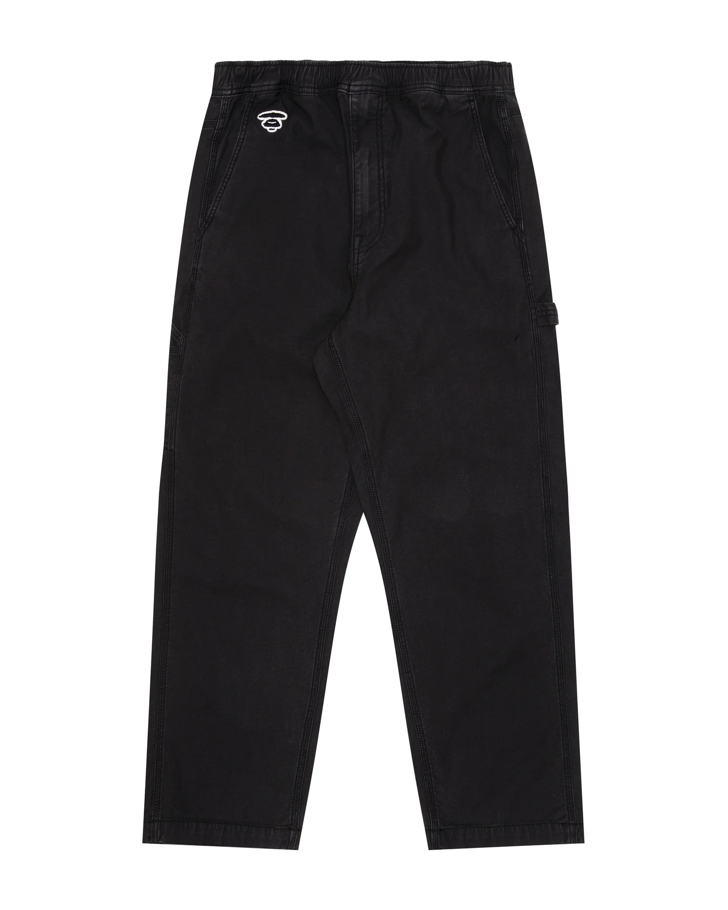 Moonface embroidered relaxed carpenter pants - Image 6