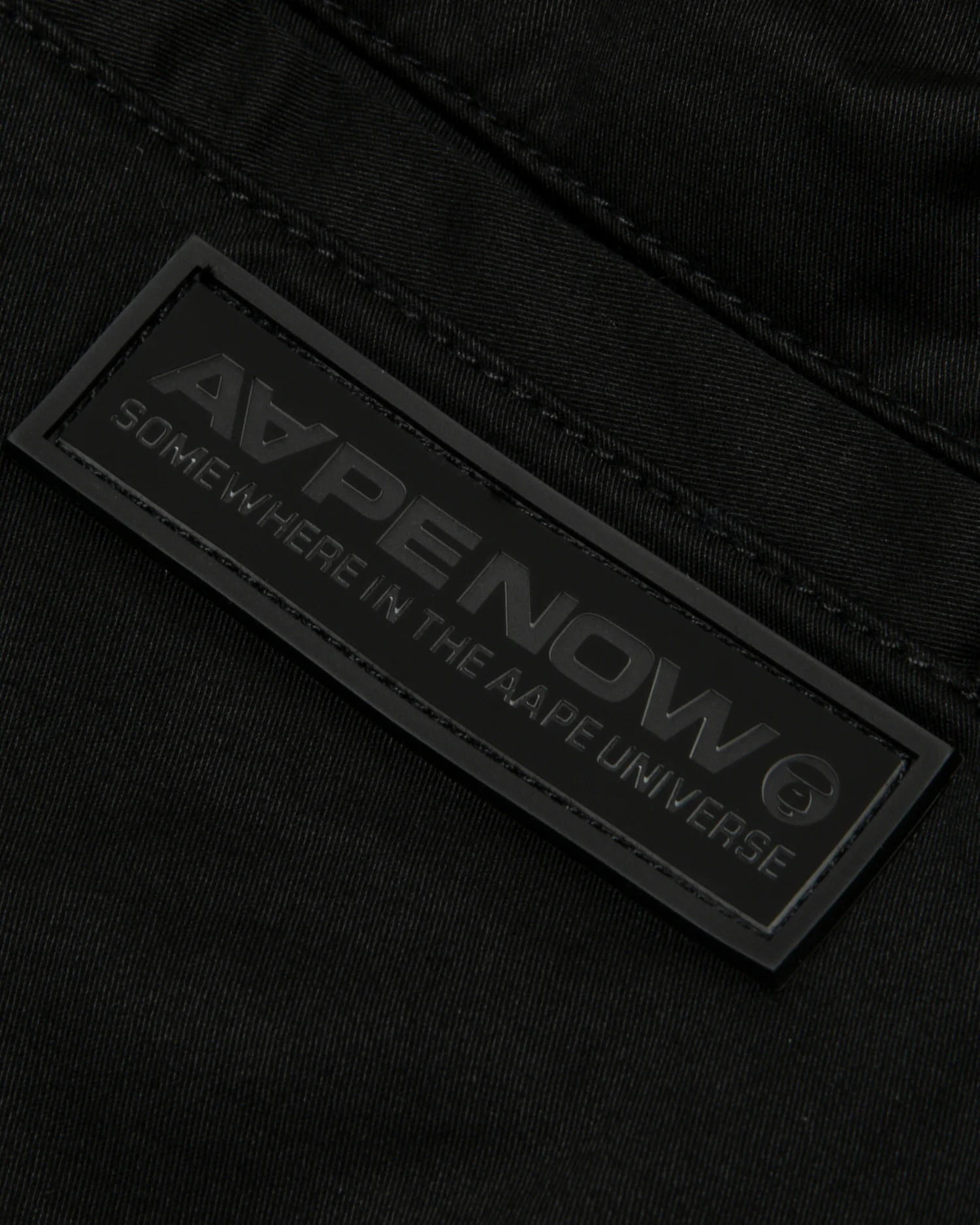 AAPE NOW moonface logo woven pants - Image 3