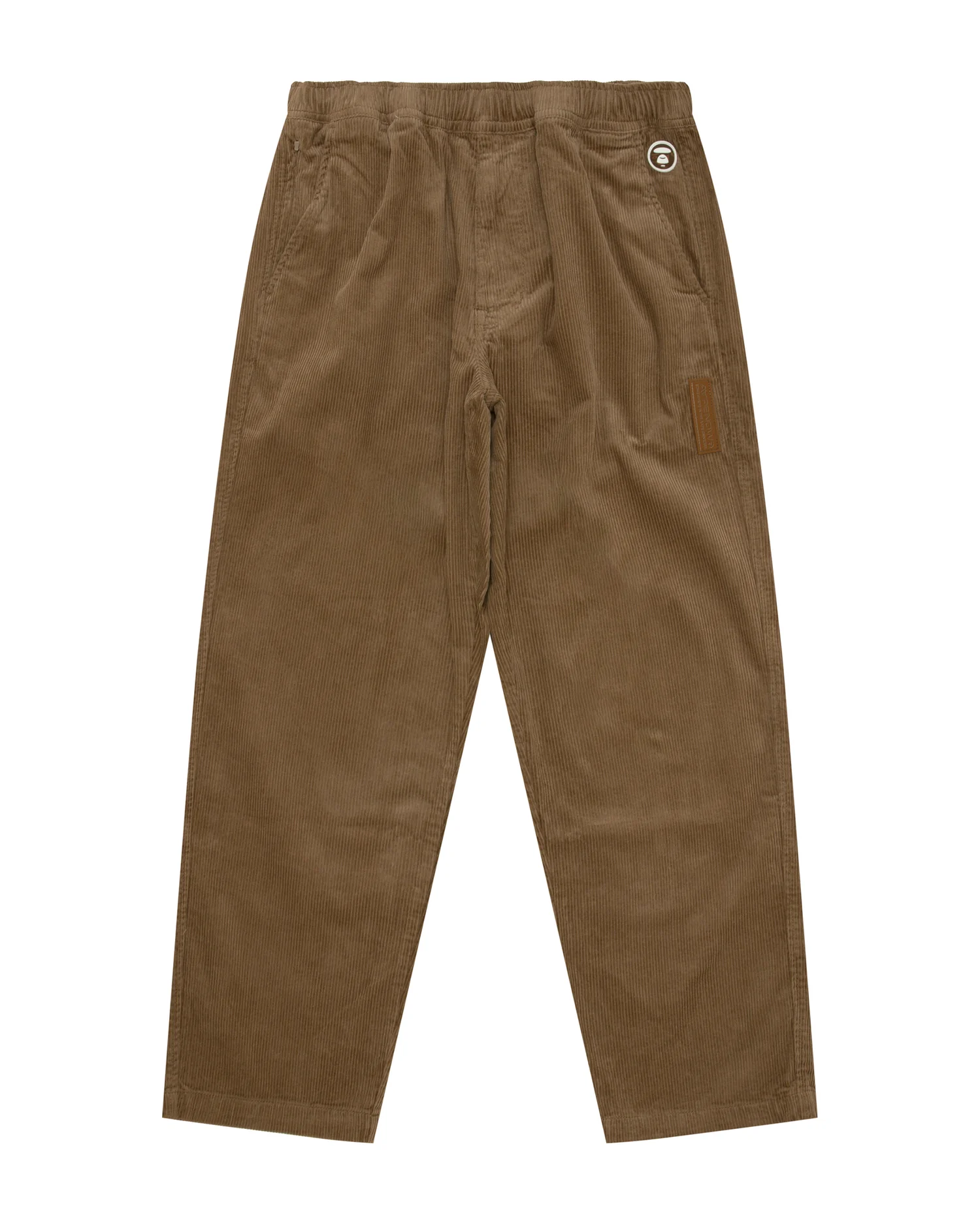 AAPENOW moonface logo woven pants