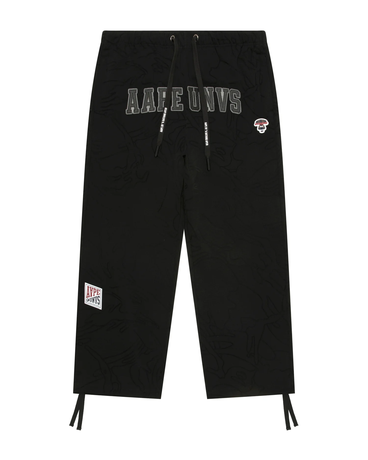 AAPE UNVS moonface logo sweat pants