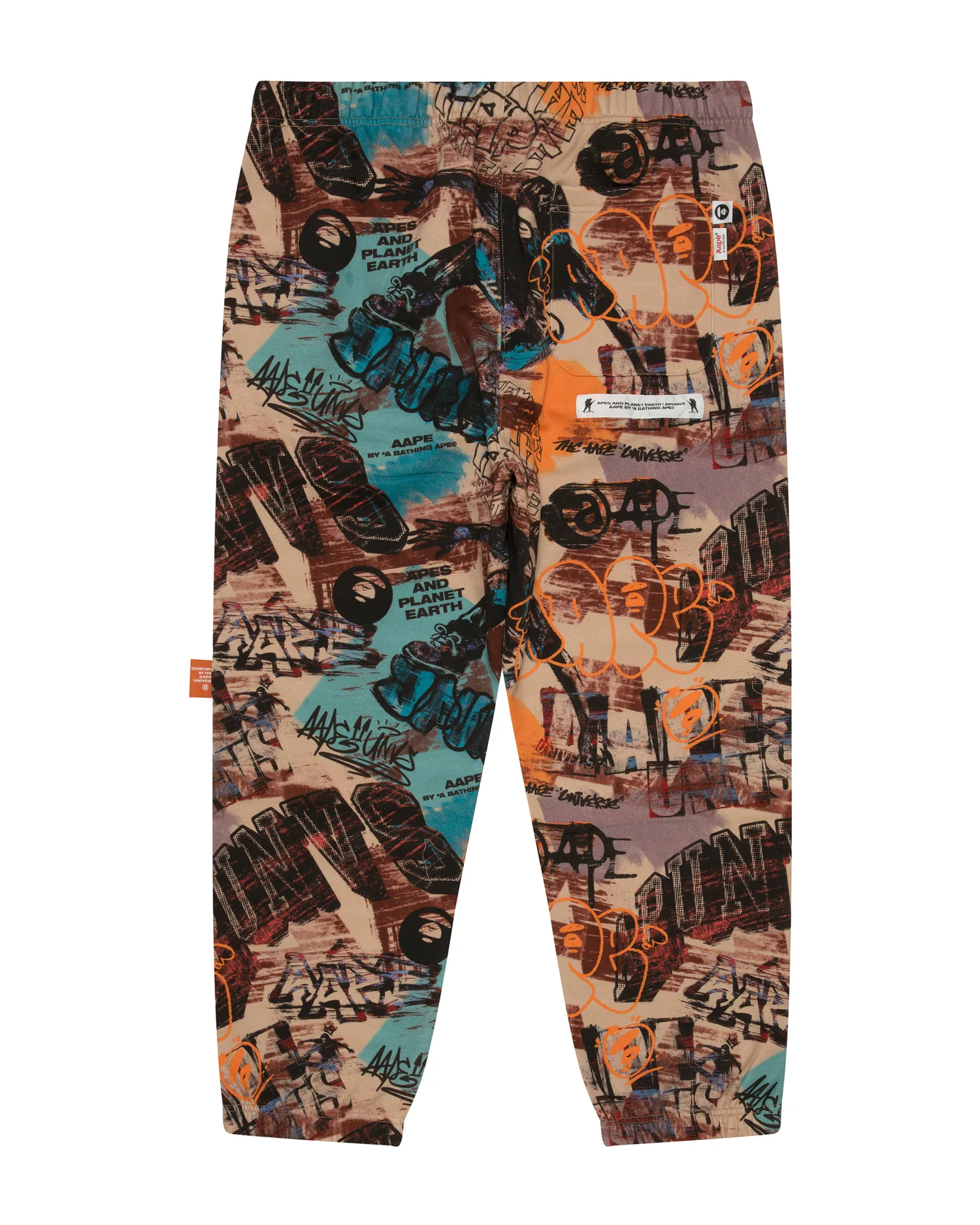 Moonface logo graffiti print jogger pants - Image 2