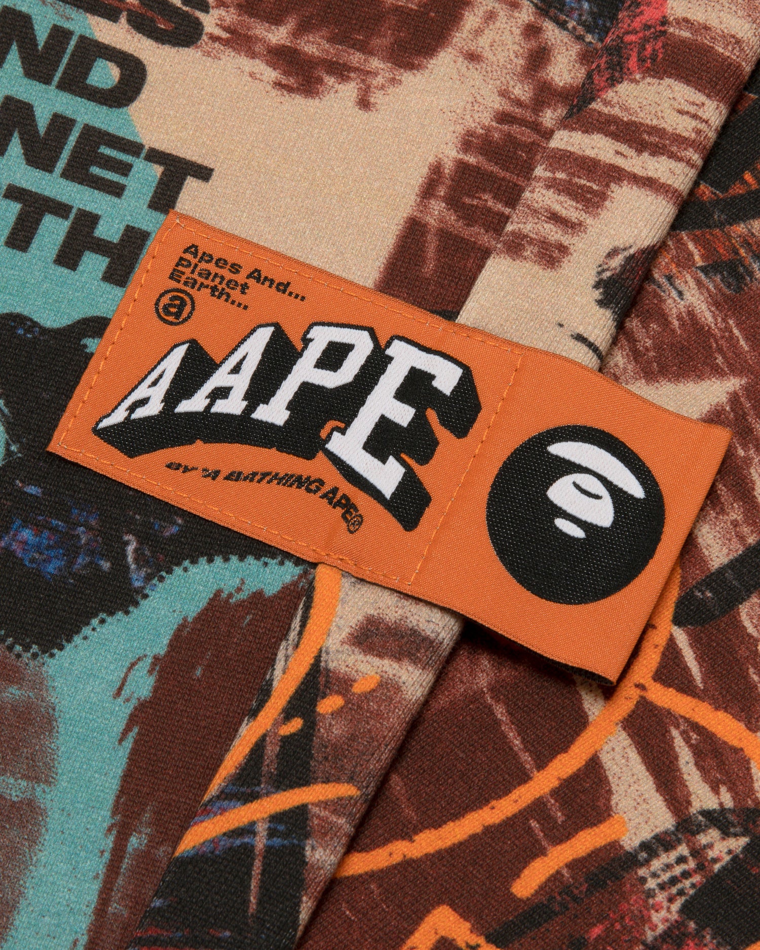 Moonface logo graffiti print jogger pants - Image 3