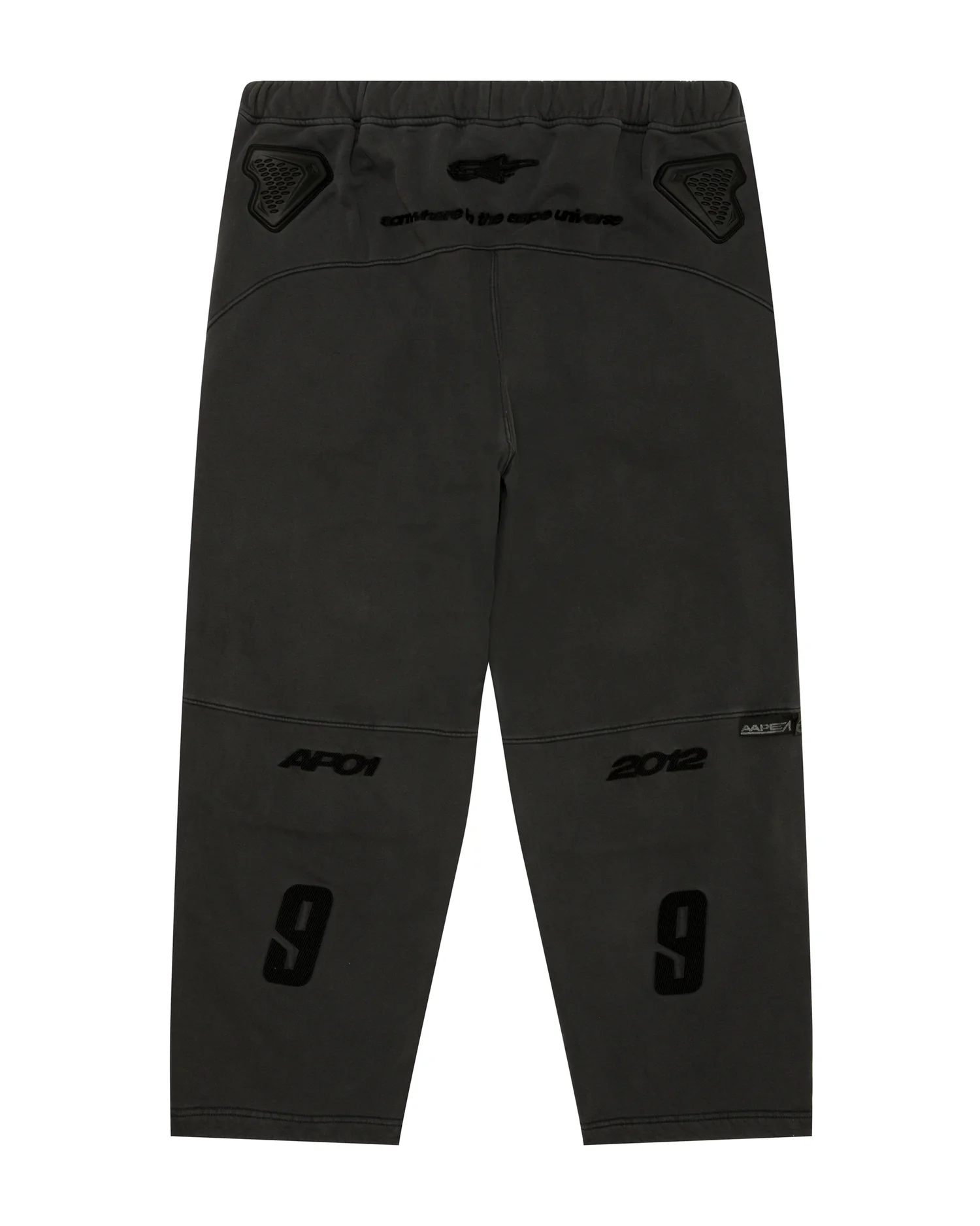 Moonface logo patch sweat pants - Image 2