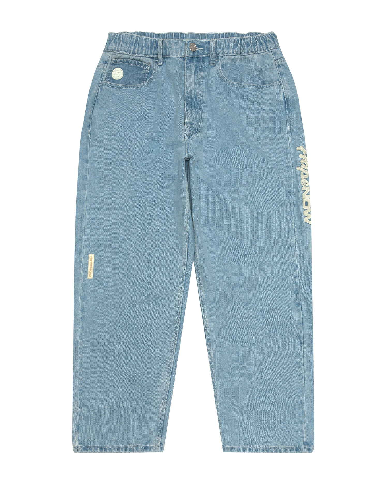 AAPENOW moonface logo jeans