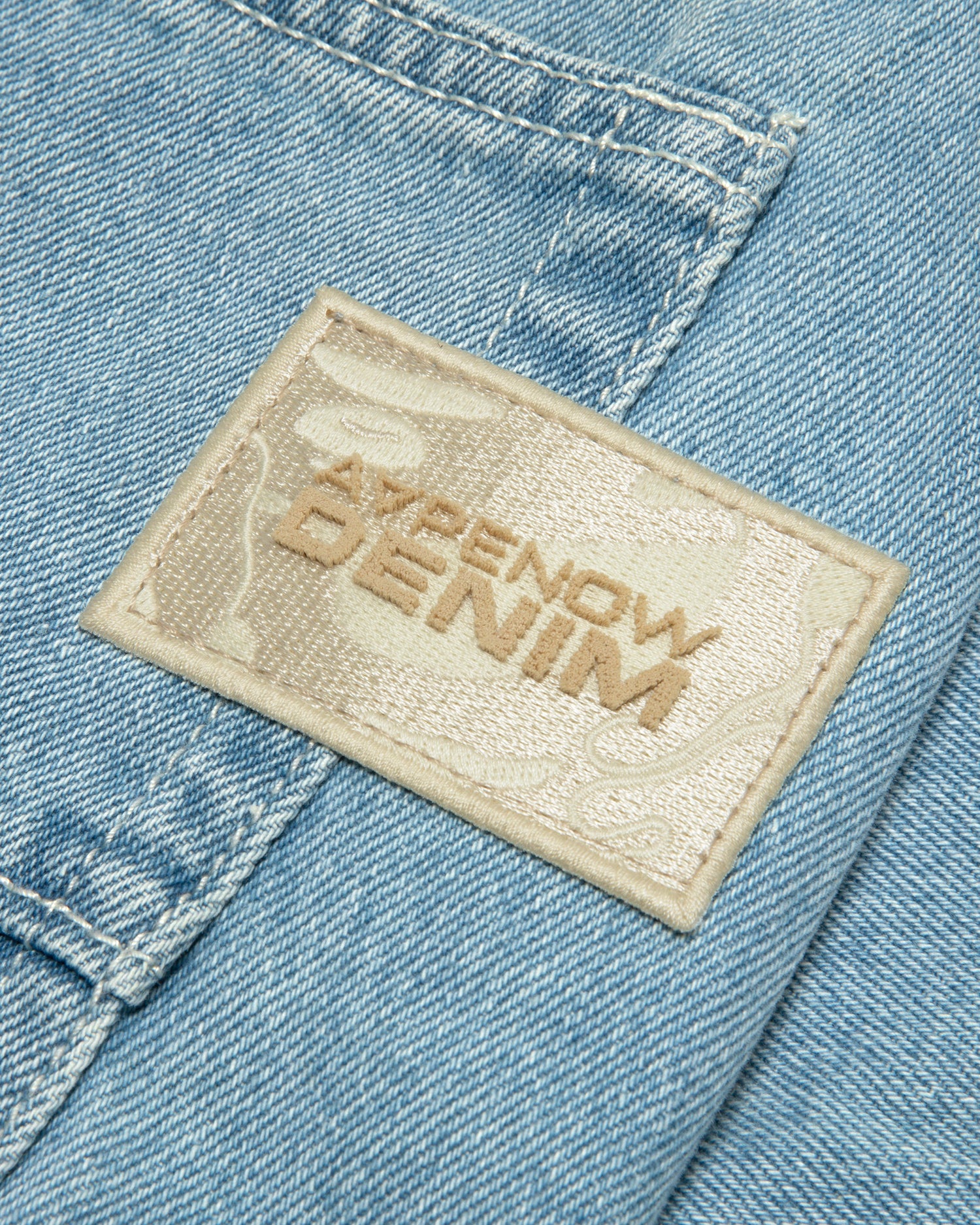 AAPENOW moonface logo jeans - Image 3