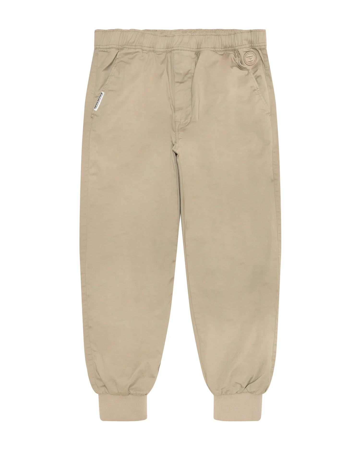 AAPENOW moonface logo tapered jogger pants