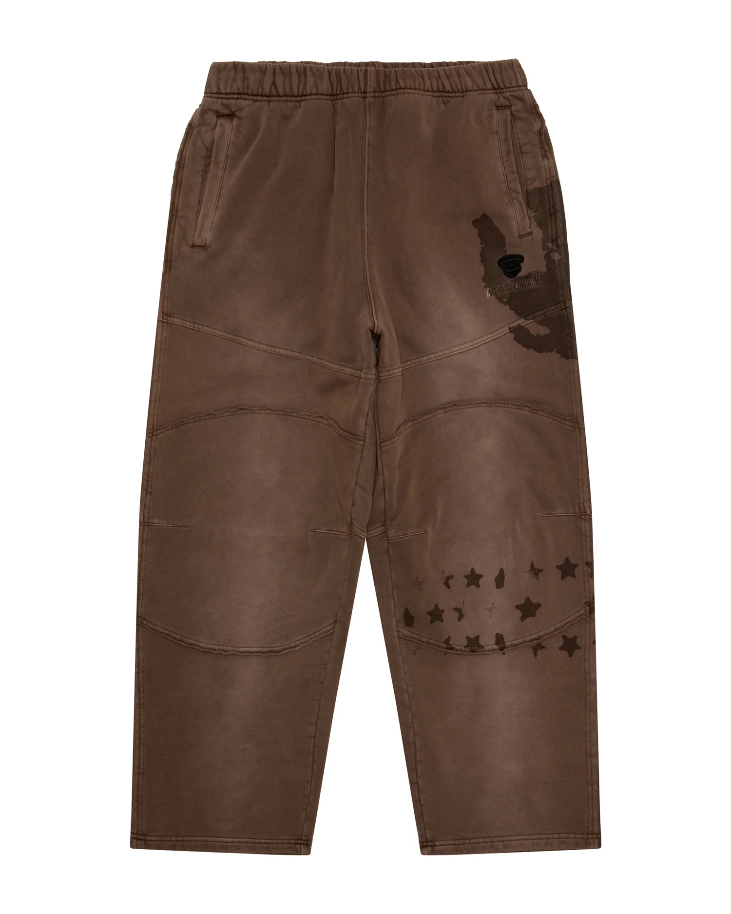Graphic sweat pants