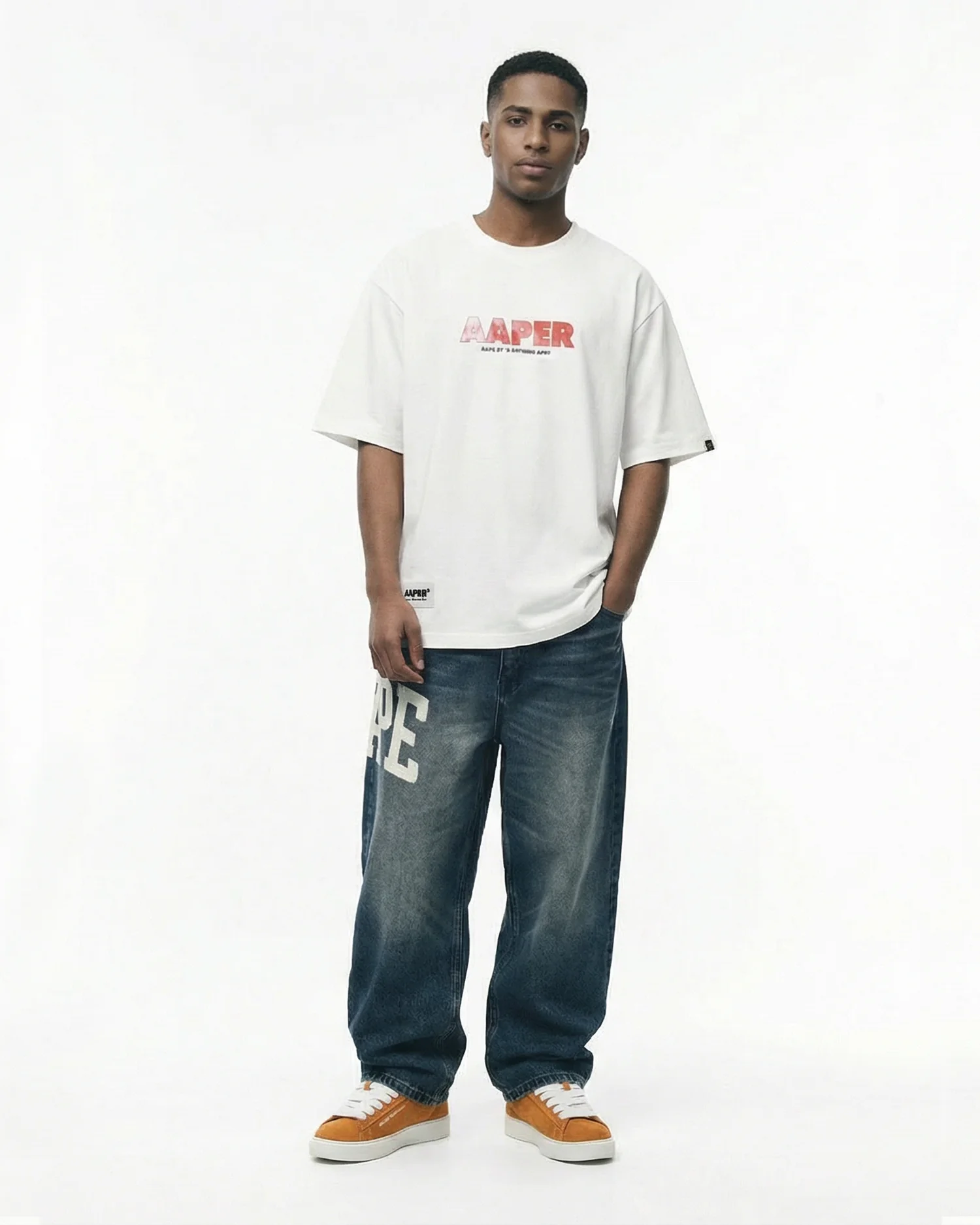 AAPESPORT logo jeans - Image 10