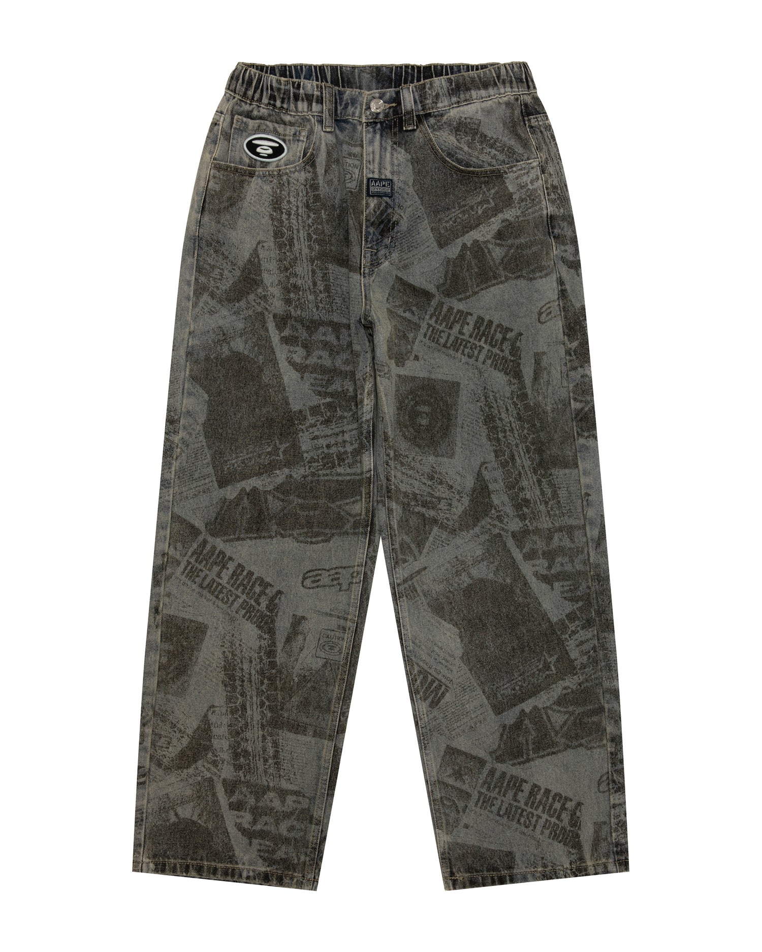 Moonface printed jeans