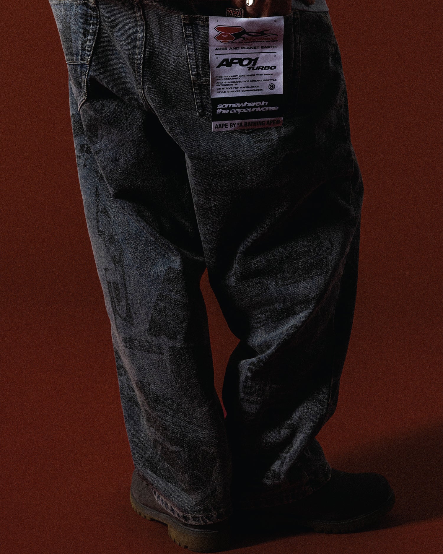Moonface printed jeans - Image 2