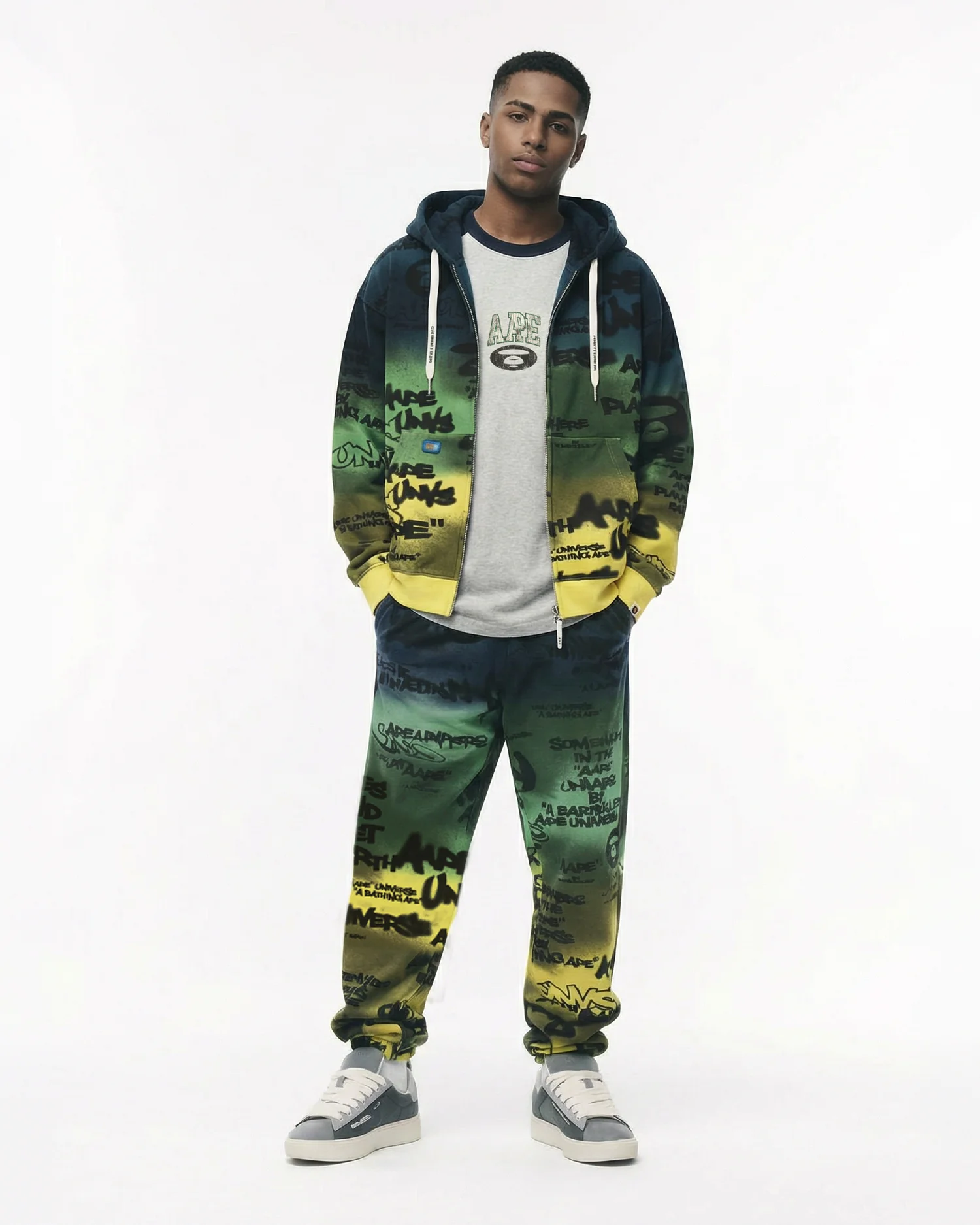 AAPEUNVS graffiti sweat pants - Image 11
