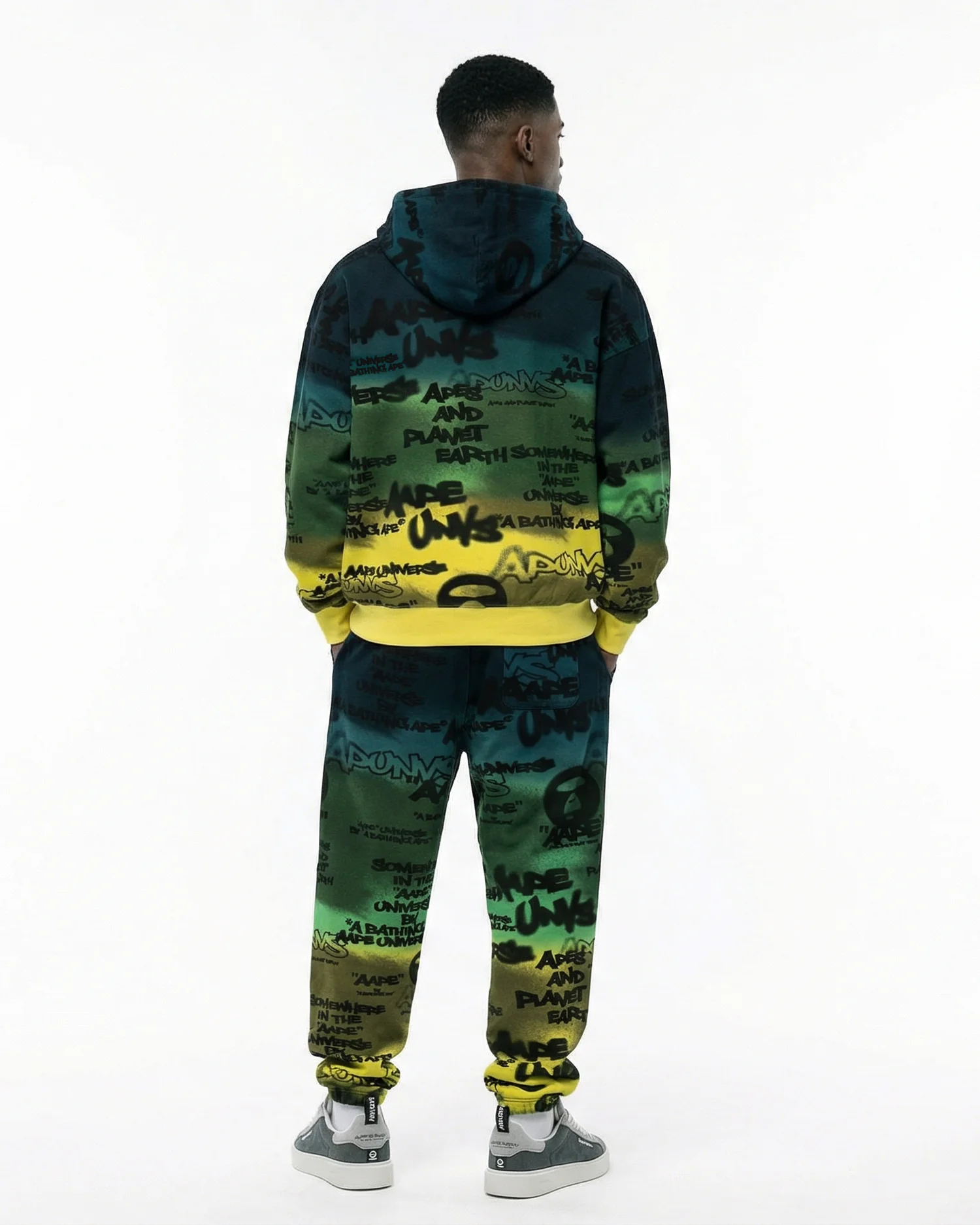 AAPEUNVS graffiti sweat pants - Image 12