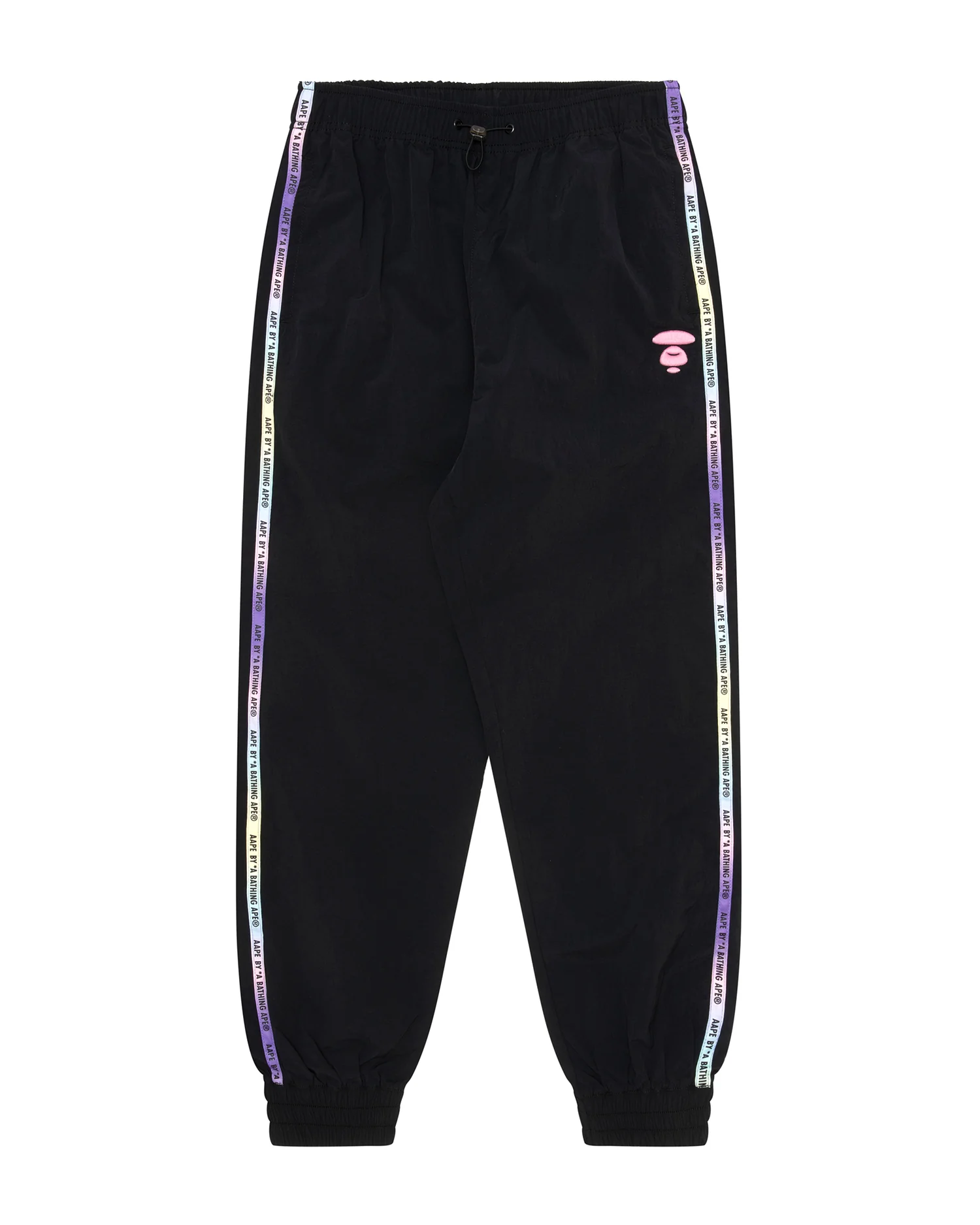 Moonface embroidered track pants