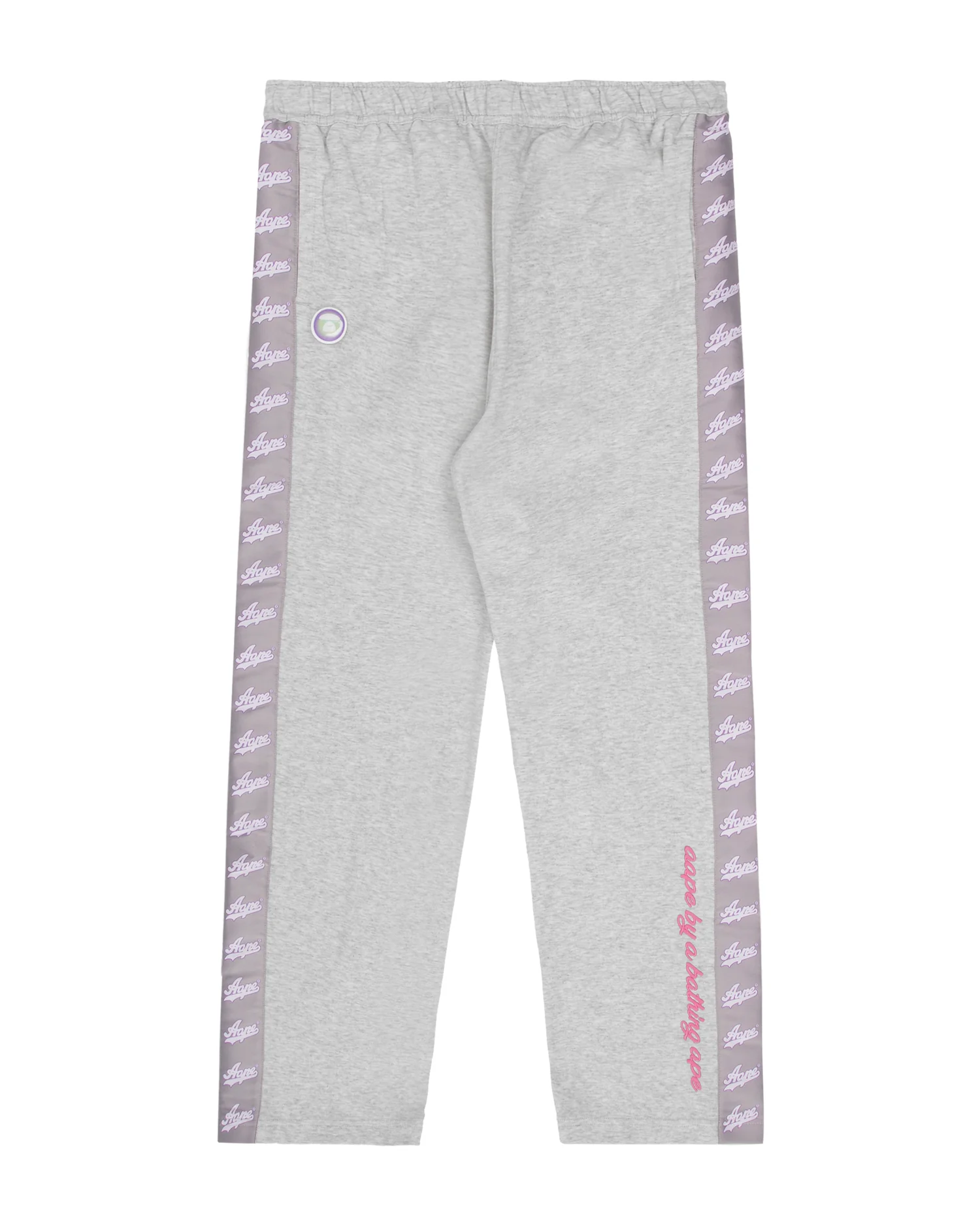 Moonface patch logo tape sweatpants