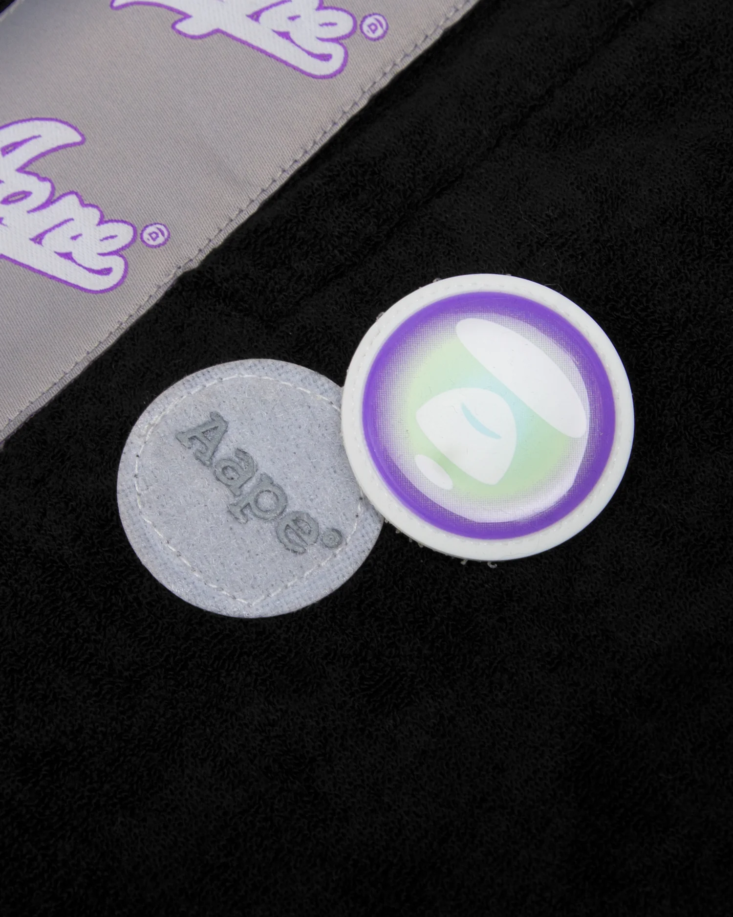 Moonface patch logo tape sweatpants - Image 3
